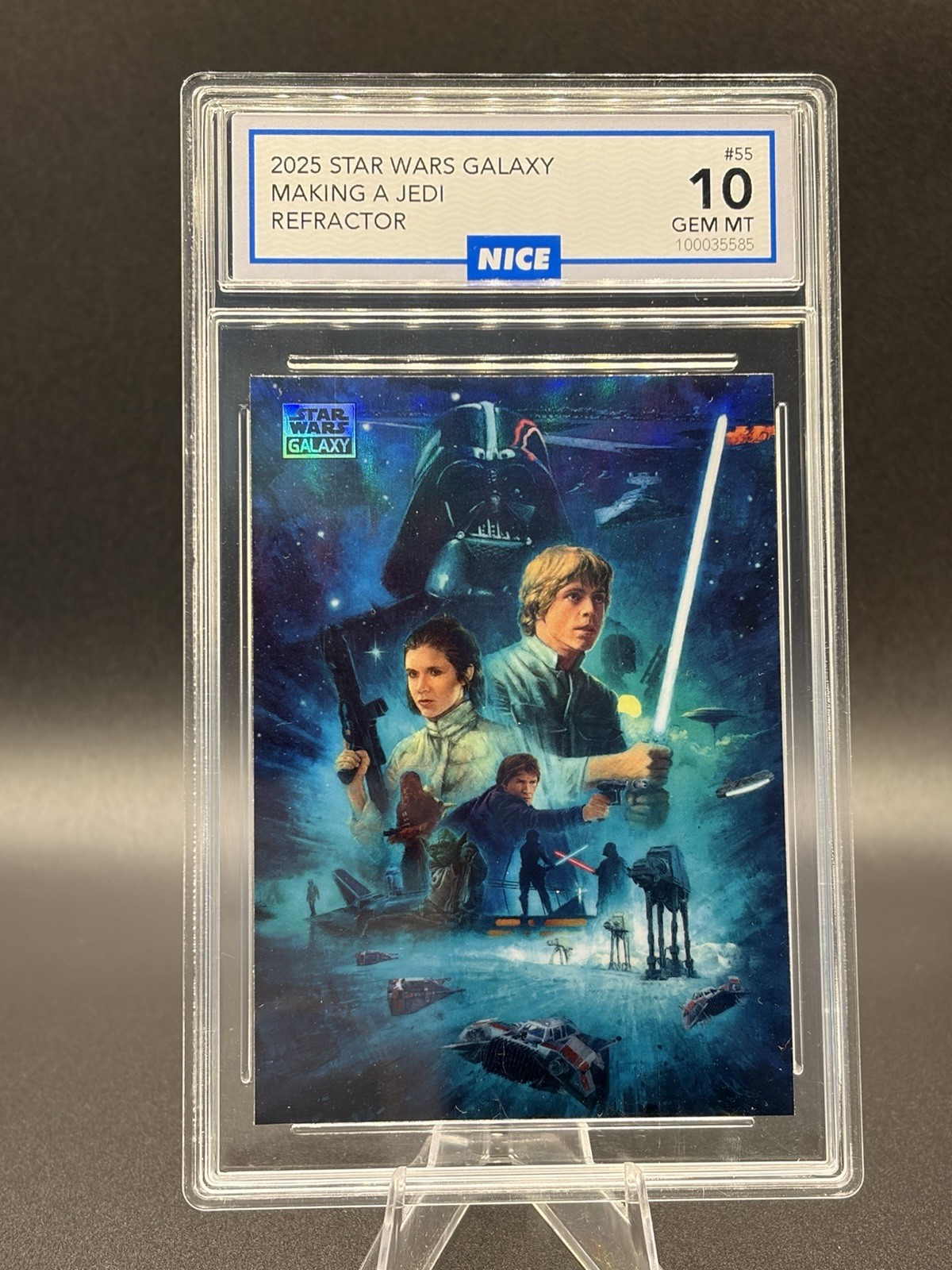 Star Wars Galaxy Making A Jedi Refractor #55 GM 10 Star Wars Galaxy Making A Jedi Refractor #55 GM 10