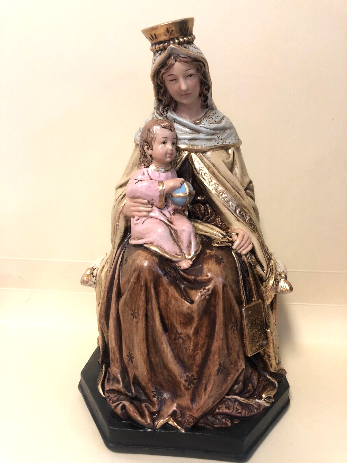 Our Lady of Mount Carmel 8" Statue, New from Colombia #L071 Our Lady of Mount Carmel 8" Statue, New from Colombia #L071