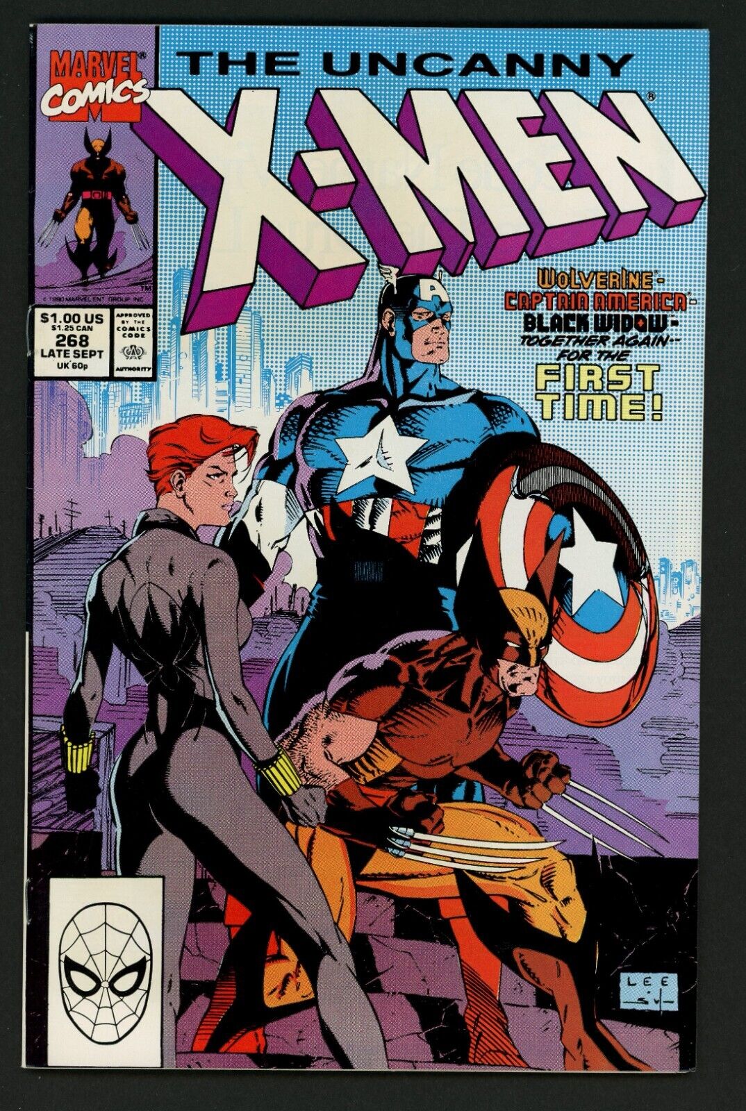 Uncanny X-Men #268 (Marvel, 1990) - Classic Cover art by Jim Lee