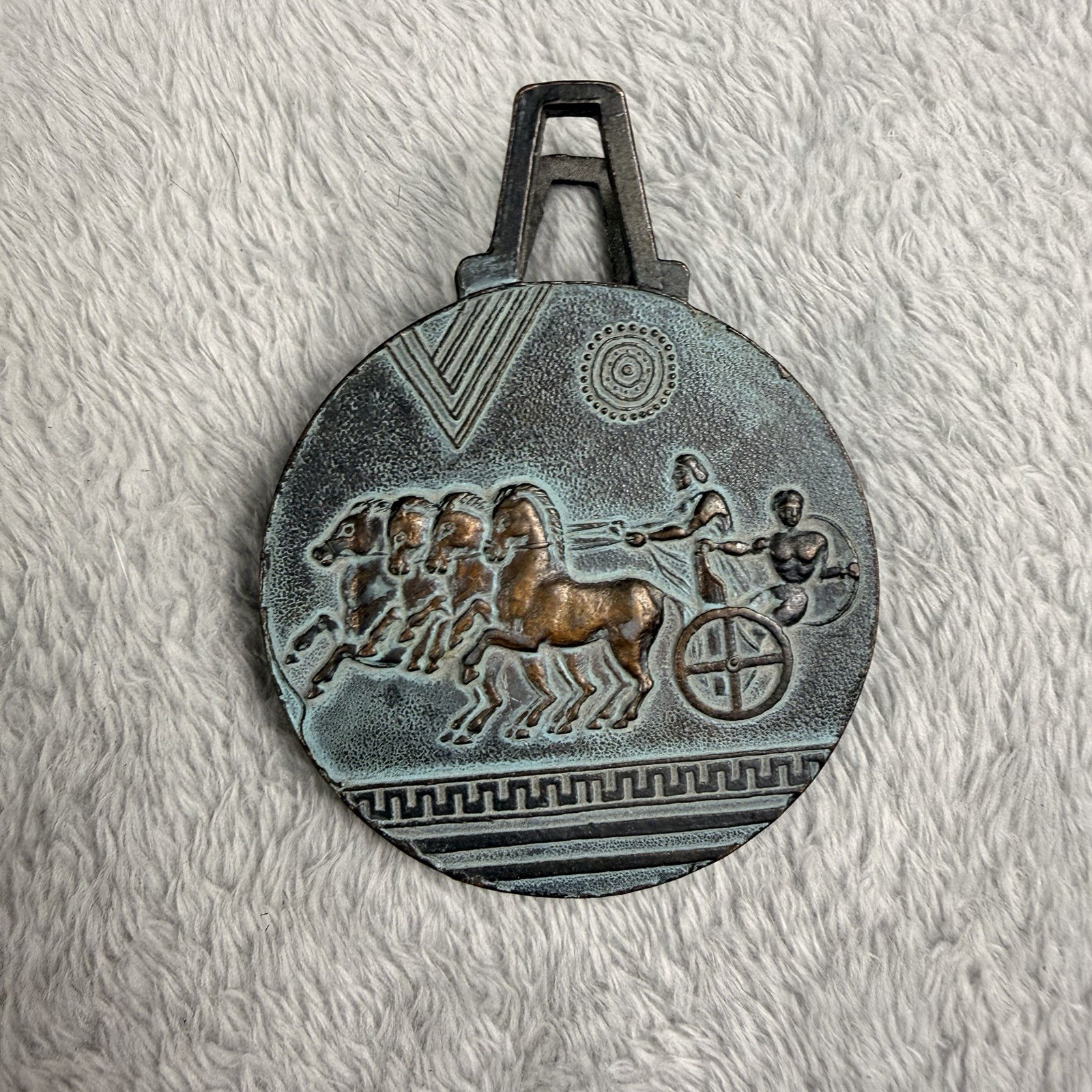 Vintage Greek Crete Minoan Paper Clip Prince of Lilies Knossos Greece Vintage Greek Crete Minoan Paper Clip Prince of Lilies Knossos Greece