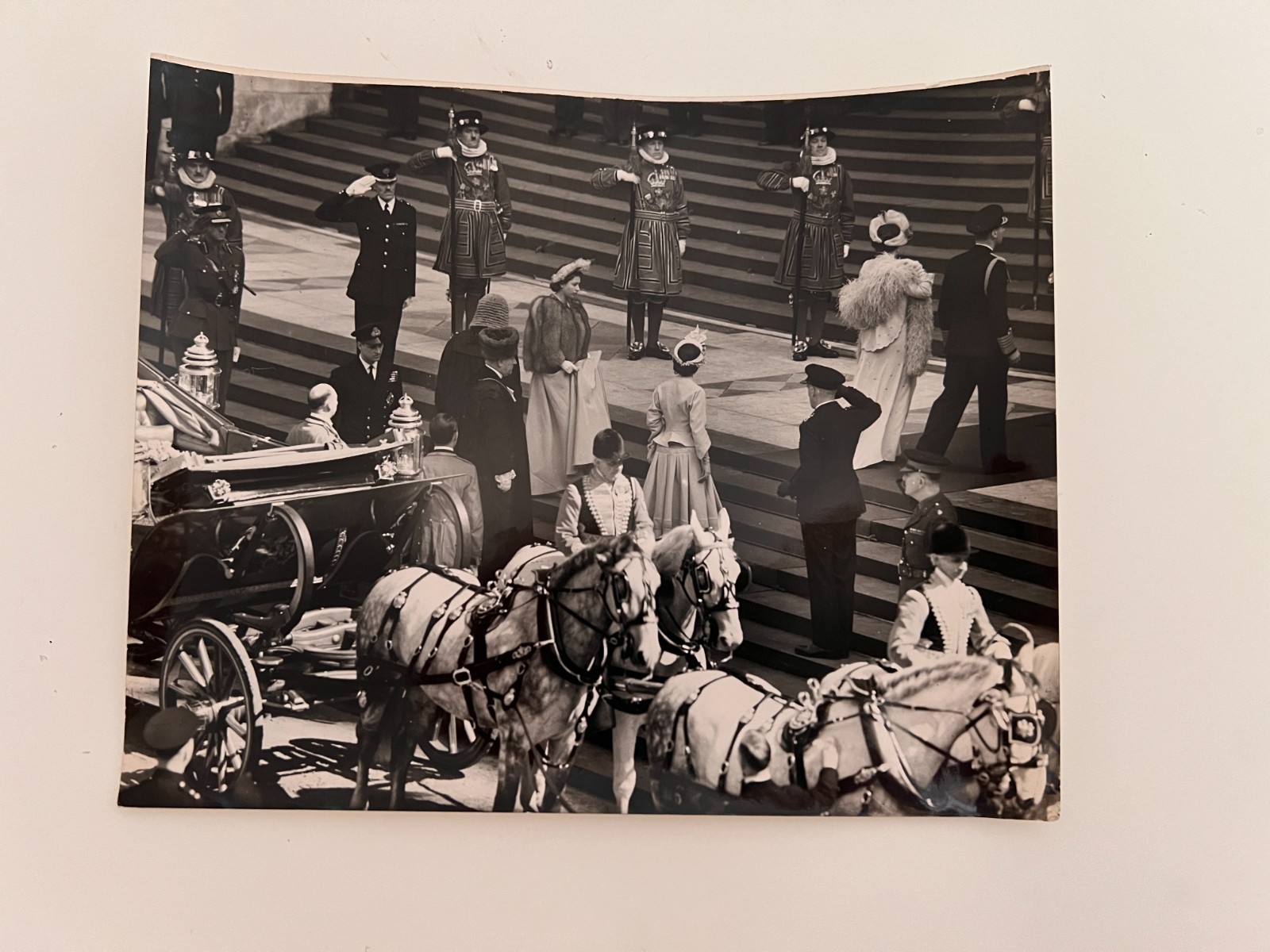 Type 1 - 1948 King George VI & Queen Elizabeth Silver Wedding Press Photo 10x8 Type 1 - 1948 King George VI & Queen Elizabeth Silver Wedding Press Photo 10x8