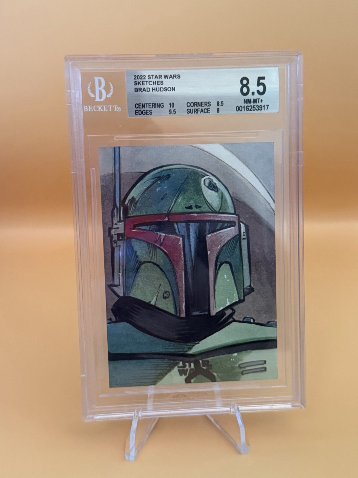 Topps 2022 Star Wars Sketches Boba Fett Topps 2022 Star Wars Sketches Boba Fett