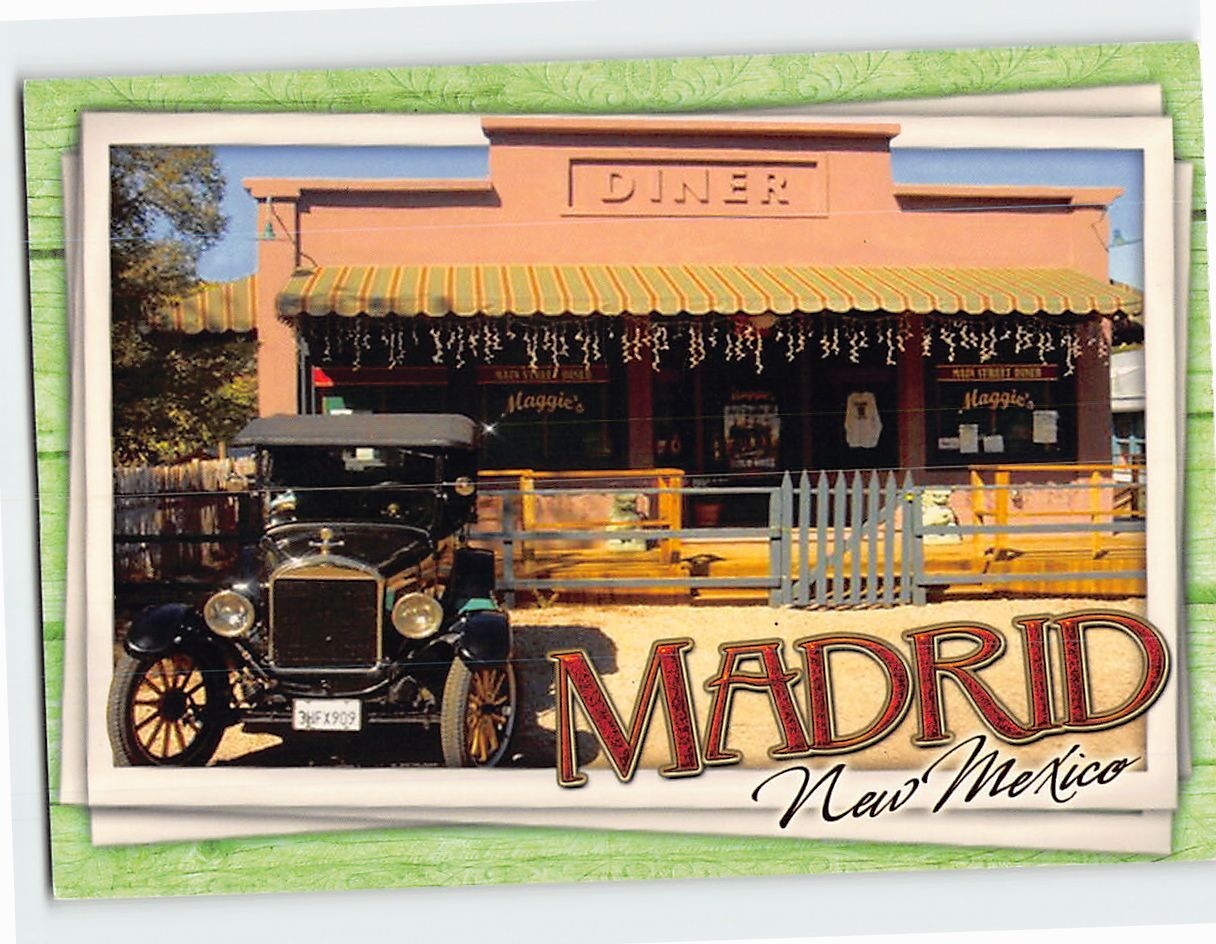 Postcard Diner Madrid NM USA Postcard Diner Madrid NM USA