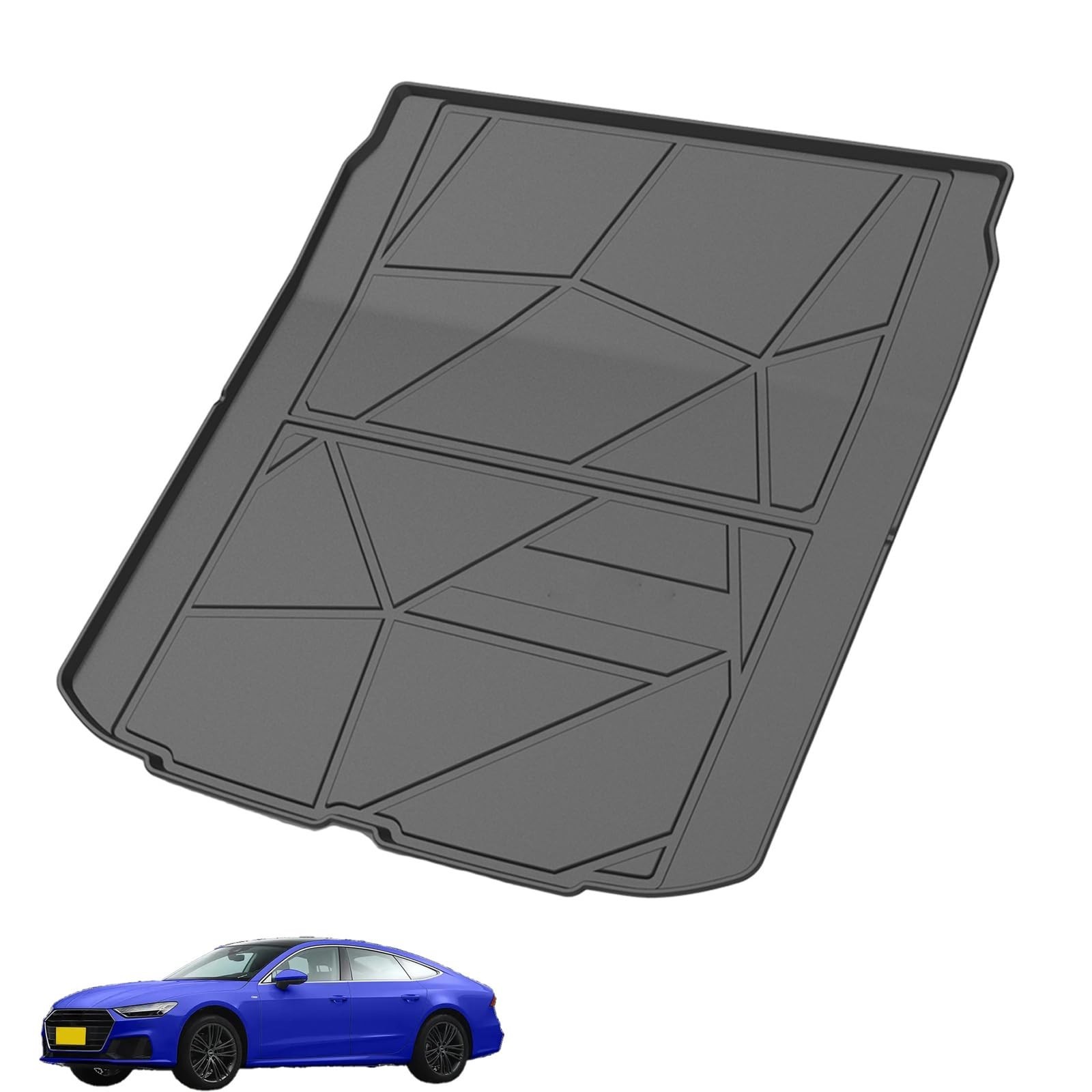 Elsetyler Custom Fit for Cargo Liner Audi A7 S7 RS7 2018-2025 - Black TPE All...