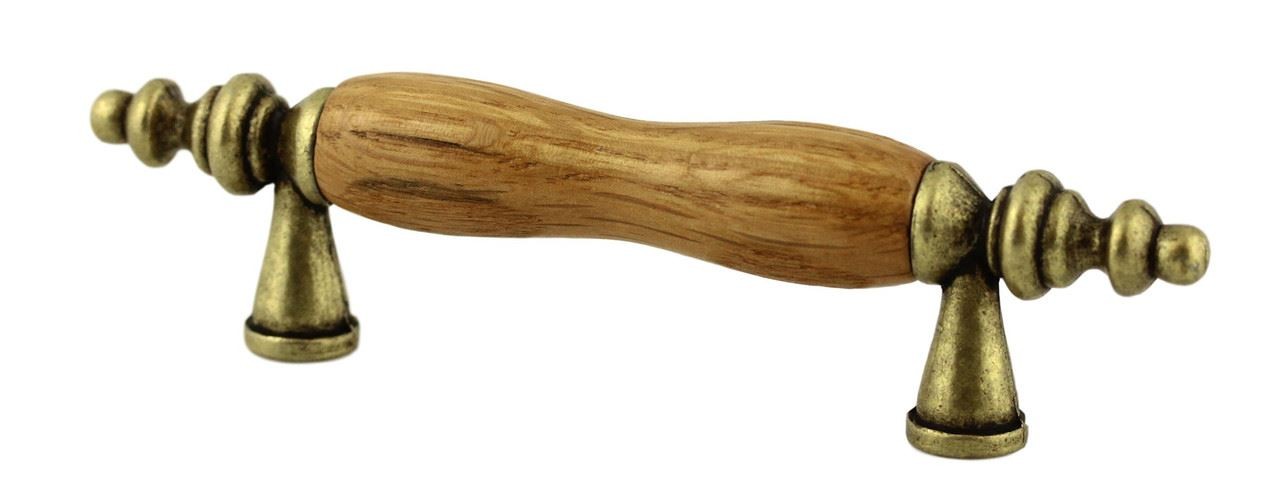 3" Oak Insert Pull Antique Brass 3" Oak Insert Pull Antique Brass