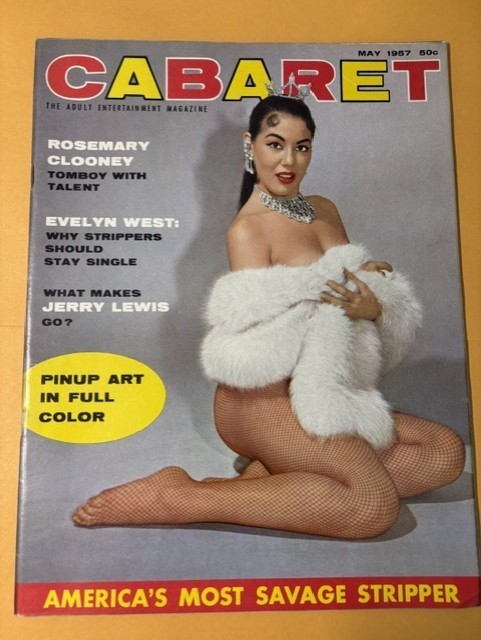 BURLESQUE CABARET MAG MAY 1957 PICS AND ARTICLES SEE SCAN DESCRIPTIONS B4UBID BURLESQUE CABARET MAG MAY 1957 PICS AND ARTICLES SEE SCAN DESCRIPTIONS B4UBID