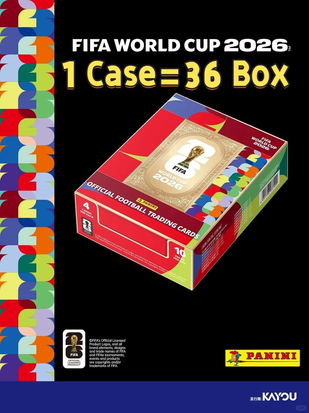 Preorder Kayou×Panini 2026 FIFA World Cup Official Soccer Cards Sealed Case Preorder Kayou×Panini 2026 FIFA World Cup Official Soccer Cards Sealed Case