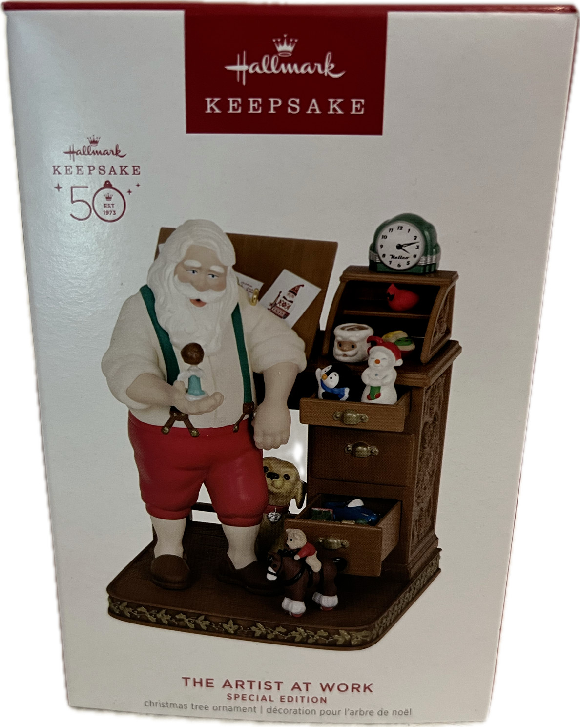 2023 HALLMARK THE ARTIST AT WORK SPECIAL EDITION SANTA CHRISTMAS ORNAMENT NIB 2023 HALLMARK THE ARTIST AT WORK SPECIAL EDITION SANTA CHRISTMAS ORNAMENT NIB