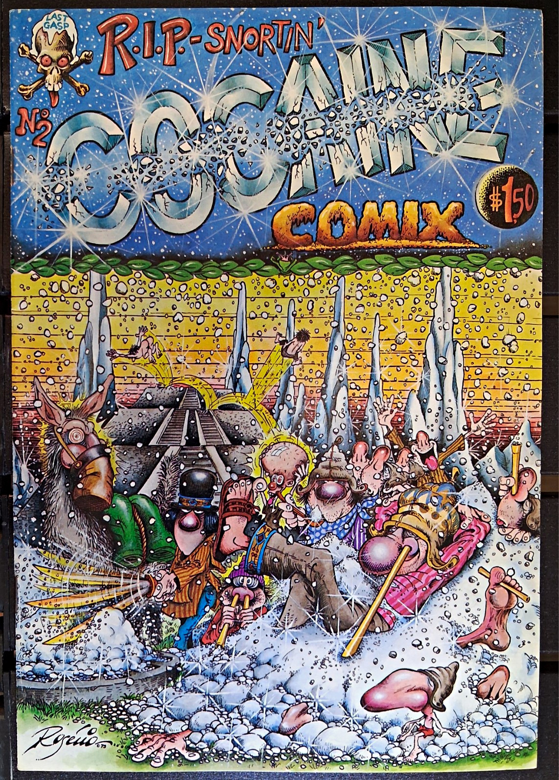 VTG R. Crumb Cocaine Comix #2 Last Gasp Underground Comix Comic Book VF+ HTF VTG R. Crumb Cocaine Comix #2 Last Gasp Underground Comix Comic Book VF+ HTF