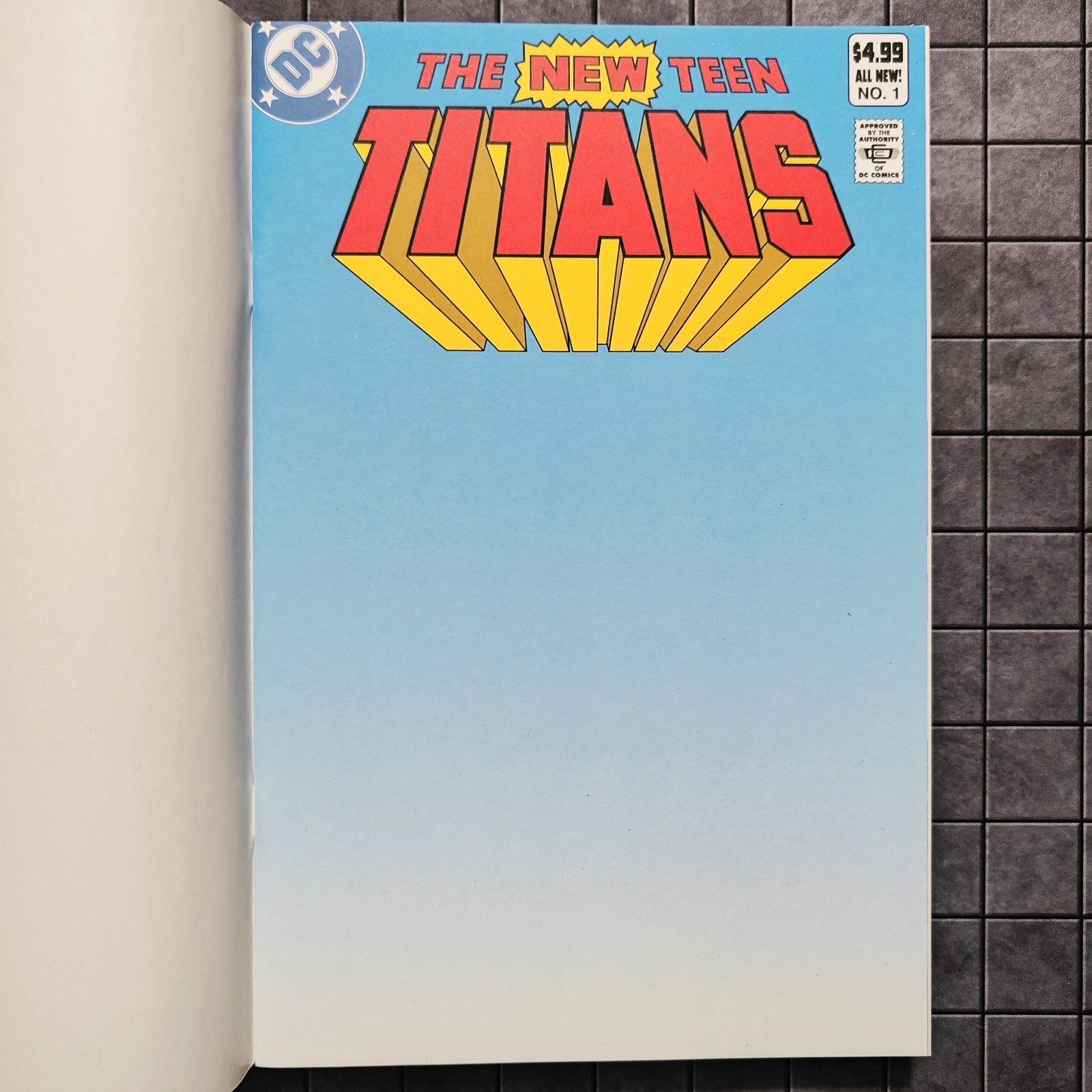 The New Teen Titans #1 - (2023 Facsimile Blank Variant) - UNREAD NM The New Teen Titans #1 - (2023 Facsimile Blank Variant) - UNREAD NM