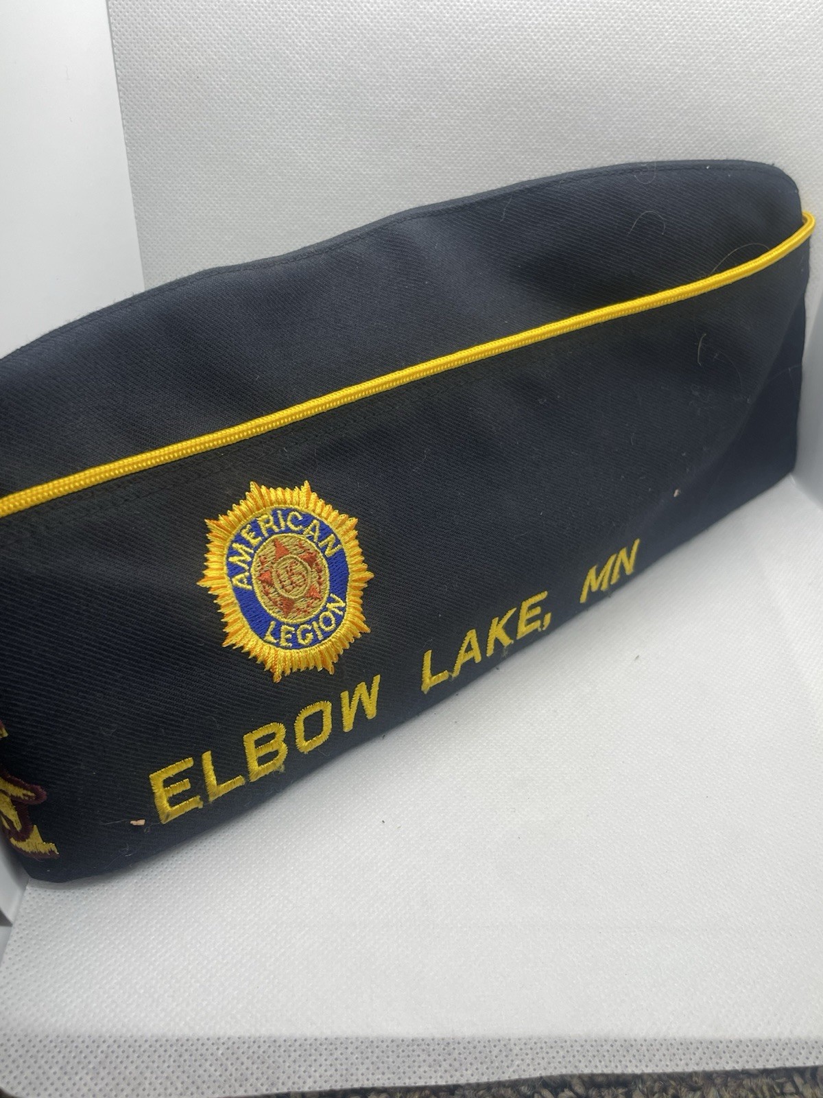 Vintage VFW American Legion Veteran Cap Hat Post 321 Elbow Lake, MN Vintage VFW American Legion Veteran Cap Hat Post 321 Elbow Lake, MN