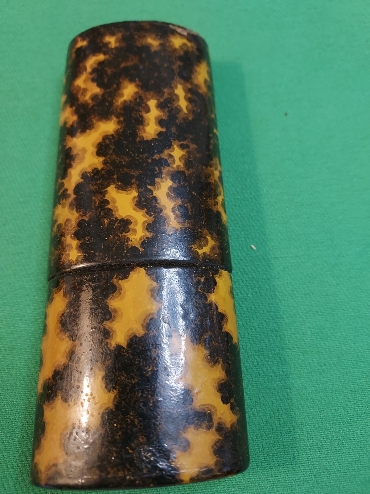 Antique Papier Mache Cigar (Glasses) Case Antique Papier Mache Cigar (Glasses) Case
