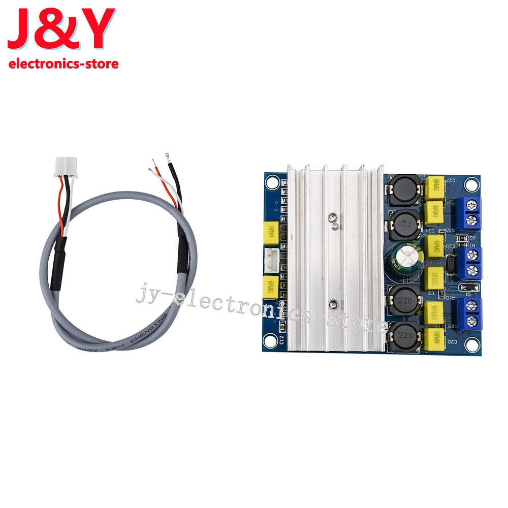 TDA7492 D Class High-Power Digital Amplifier Board 2*50W AMP Board+ Radiator TDA7492 D Class High-Power Digital Amplifier Board 2*50W AMP Board+ Radiator