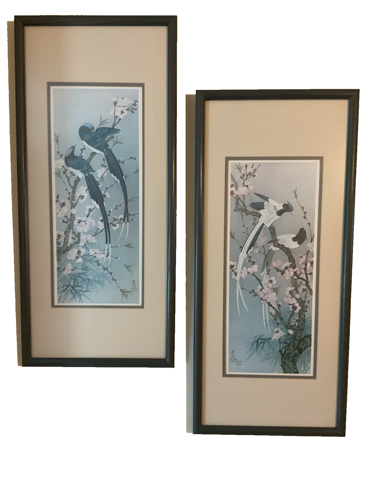 A Pair Of Exquisite Chinese Prints From Mid Century Artist Proof Limited Edition A Pair Of Exquisite Chinese Prints From Mid Century Artist Proof Limited Edition