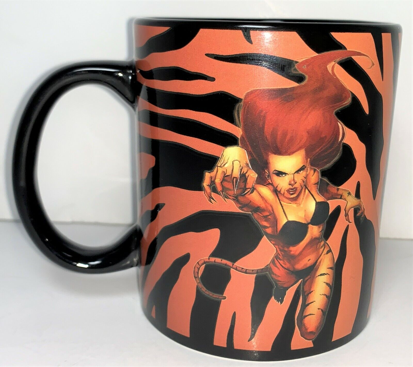 Marvel TIGRA Loot Crate Just Funky Loot Crate Tiger Striped Coffee Mug Cup 2019