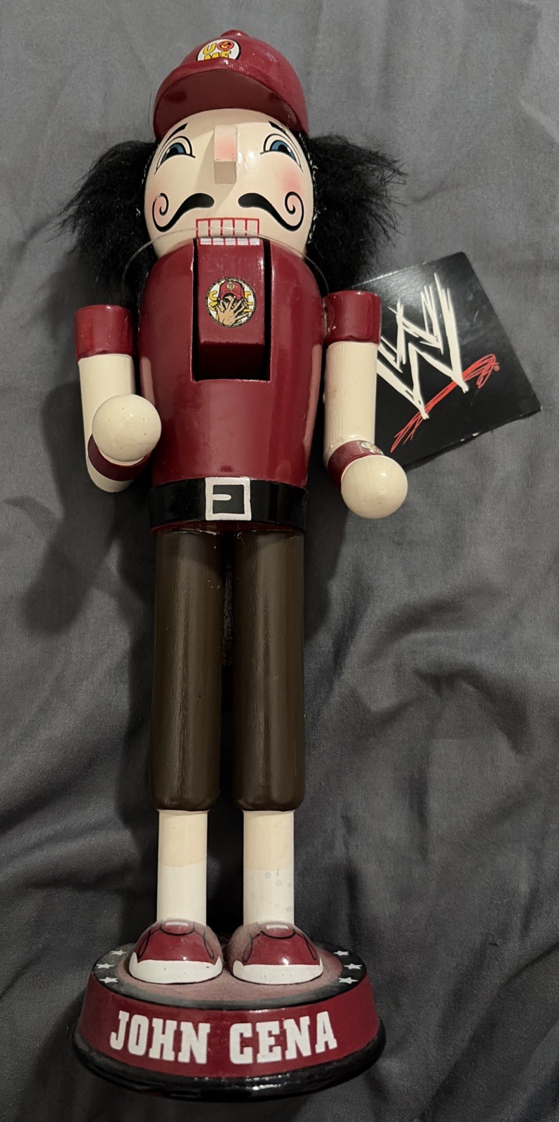 WWE John Cena Christmas Holiday Nutcracker New Rare Vintage MAKE AN OFFER WWE John Cena Christmas Holiday Nutcracker New Rare Vintage MAKE AN OFFER