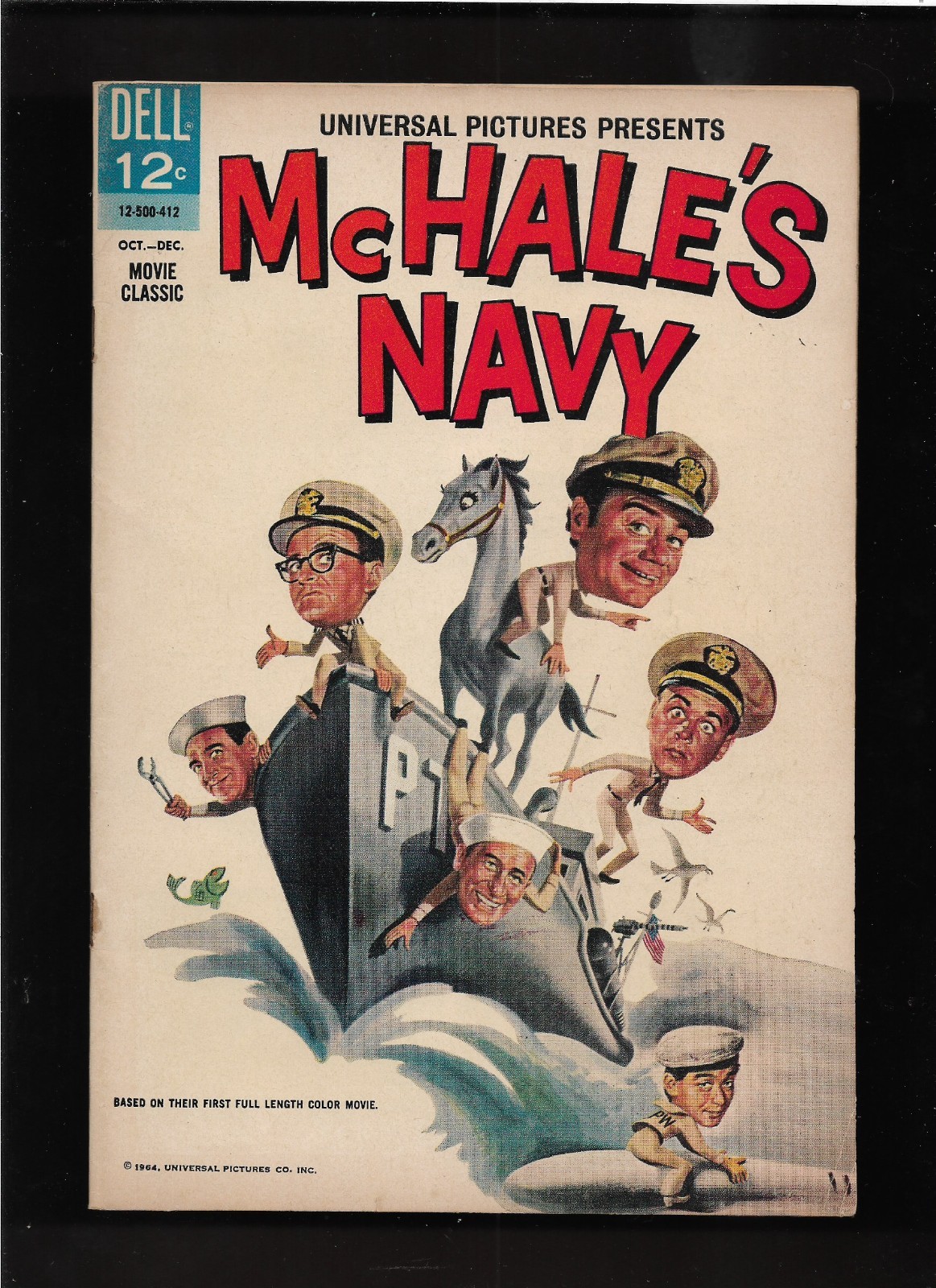 1964 1st ISSUE" McHale's Navy " DELL TV COMIC BOOK Original High Grade Complete 1964 1st ISSUE" McHale's Navy " DELL TV COMIC BOOK Original High Grade Complete