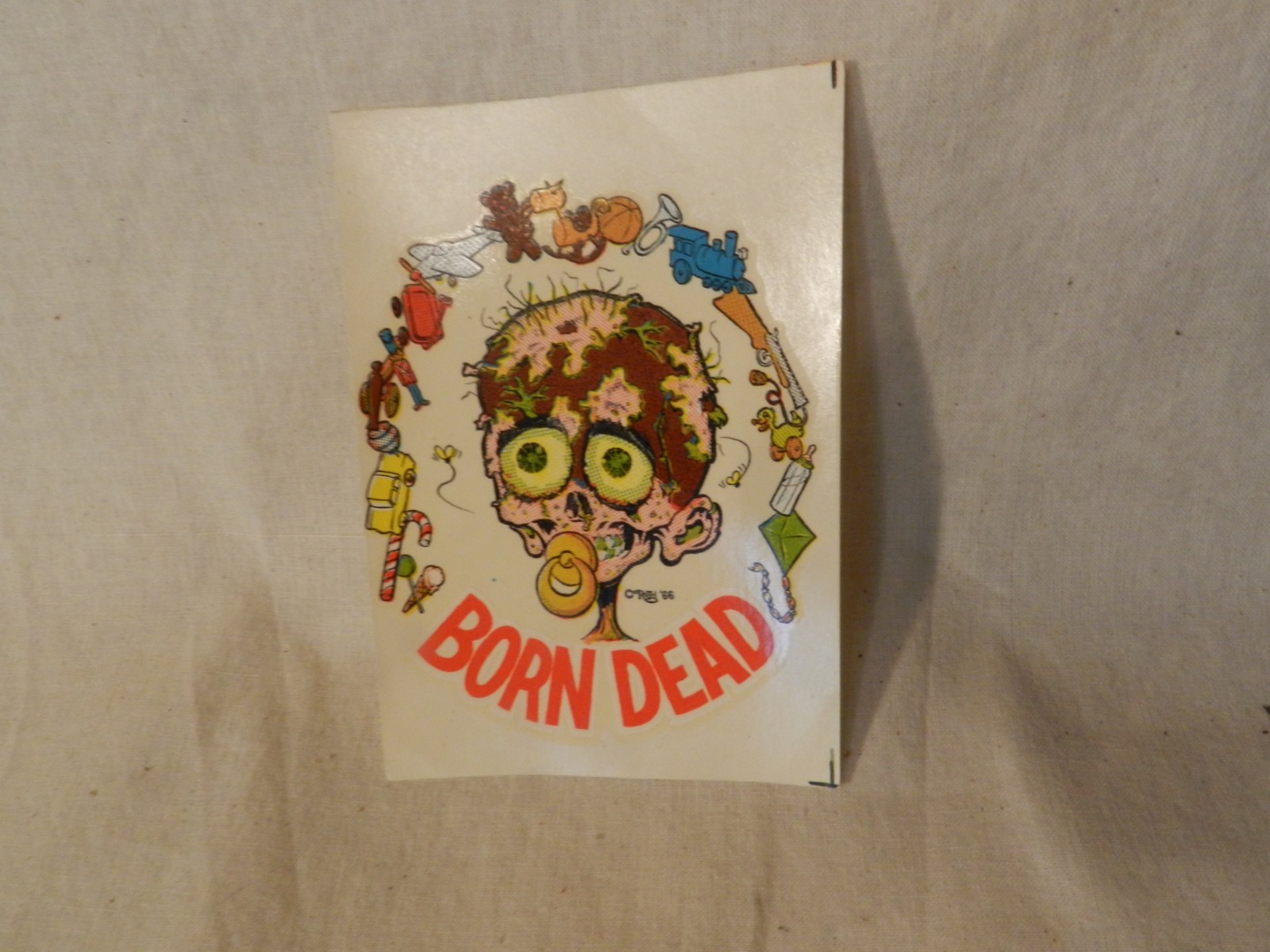 Vintage Decal Ed Roth Born Dead very scarce one