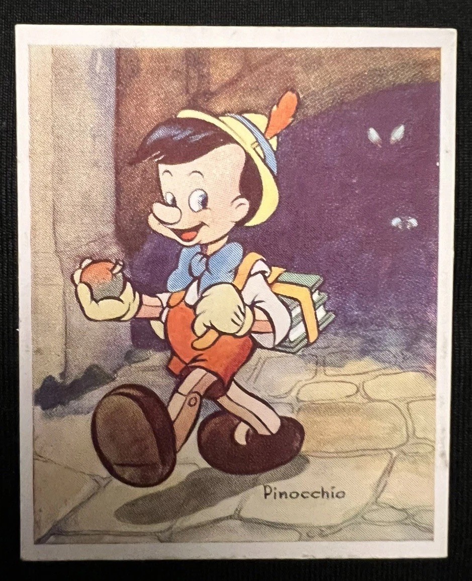 1939 BARRATT PINOCCHIO *ROOKIE CARD* FAIRY TALES WALT DISNEY POP 0 NM 1939 BARRATT PINOCCHIO *ROOKIE CARD* FAIRY TALES WALT DISNEY POP 0 NM