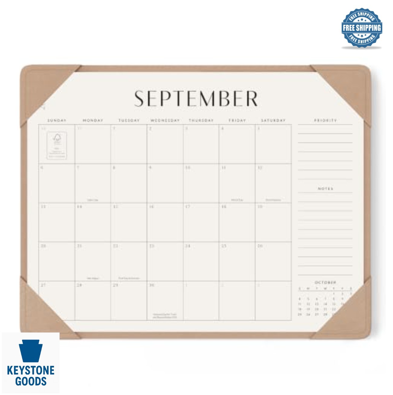 Large Desk Calendar 2026 2027 22 x 17 Inch Monthly Protective Mat Premium Paper Large Desk Calendar 2026 2027 22 x 17 Inch Monthly Protective Mat Premium Paper