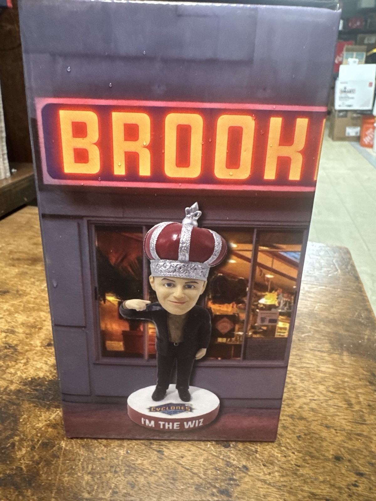 Brooklyn Cyclones Seinfeld I’m The Wiz Bobblehead Figure Figurine NEW RARE