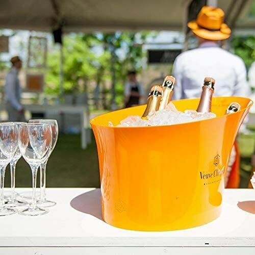 Veuve Clicquot Orange Acrylic Magnum Champagne Bucket XL New