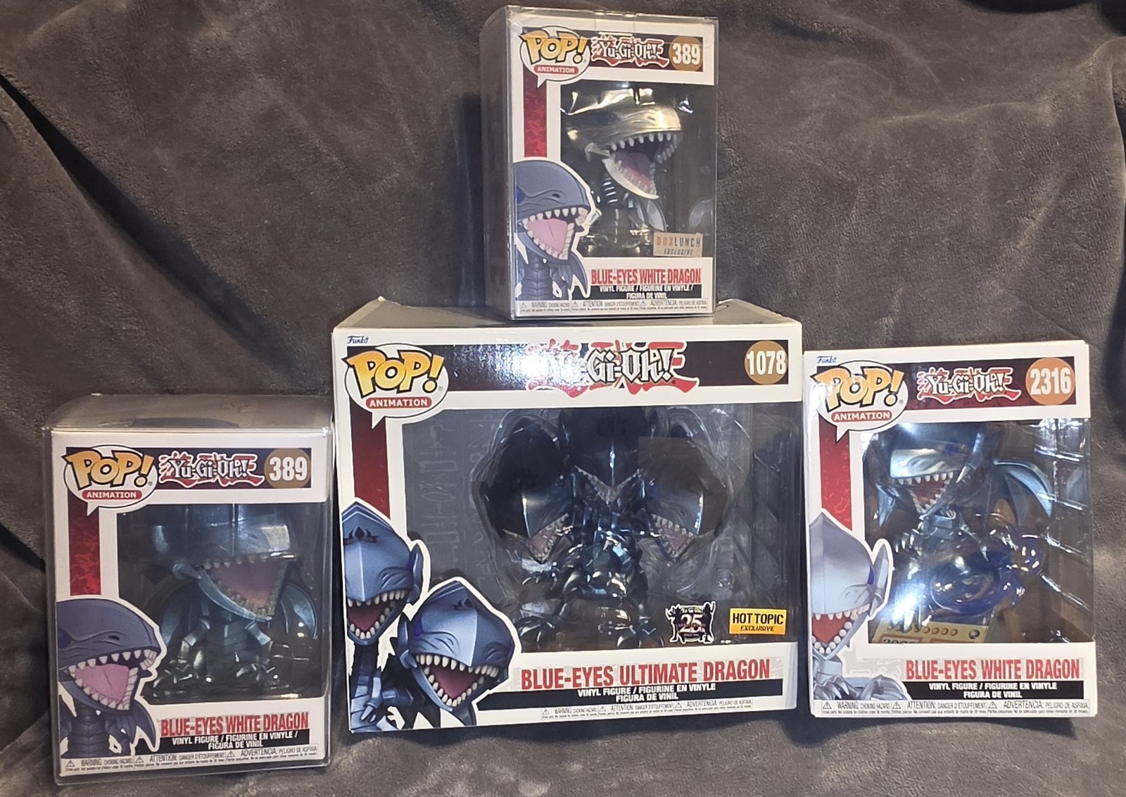 Funko Pop Vinyl: Yu-Gi-Oh - Blue Eyes White Dragon Collection Funko Pop Vinyl: Yu-Gi-Oh - Blue Eyes White Dragon Collection