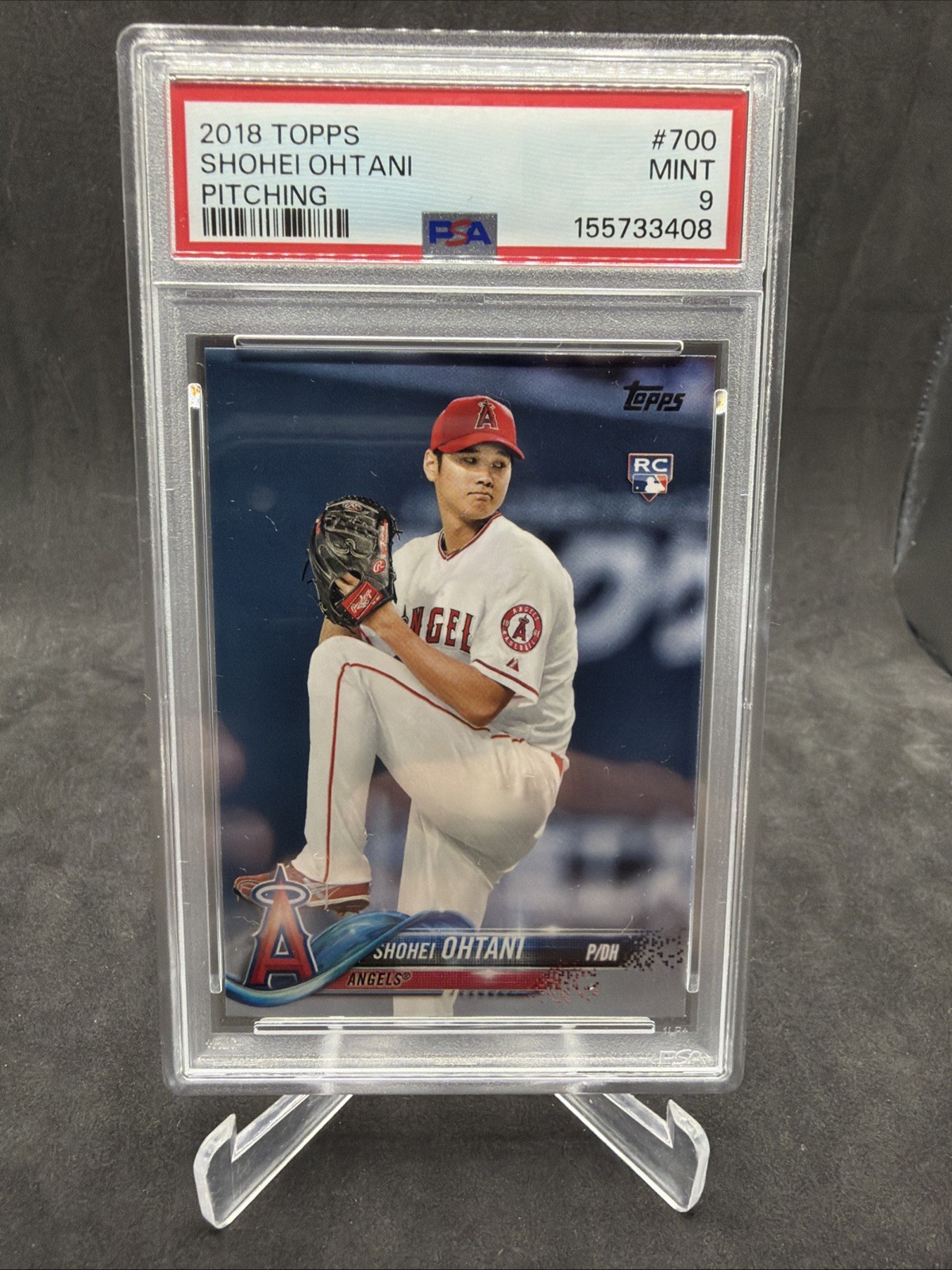 2018 TOPPS SHOHEI OHTANI #700 ROOKIE CARD GRADED PSA 9 MINT 2018 TOPPS SHOHEI OHTANI #700 ROOKIE CARD GRADED PSA 9 MINT