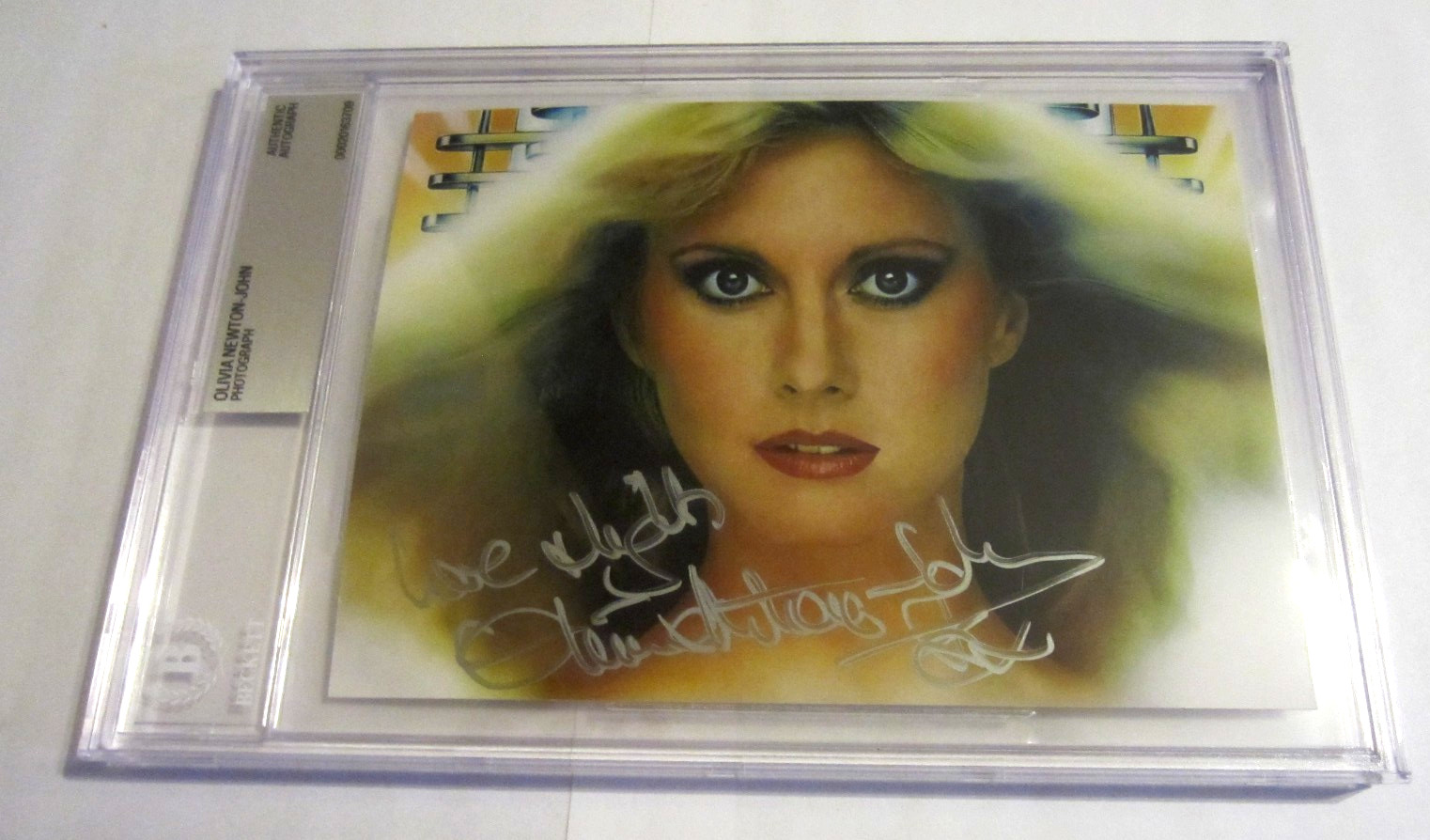 Olivia Newton-John signed autographed 5x7 photo BAS Beckett Grease Xanadu Magic Olivia Newton-John signed autographed 5x7 photo BAS Beckett Grease Xanadu Magic