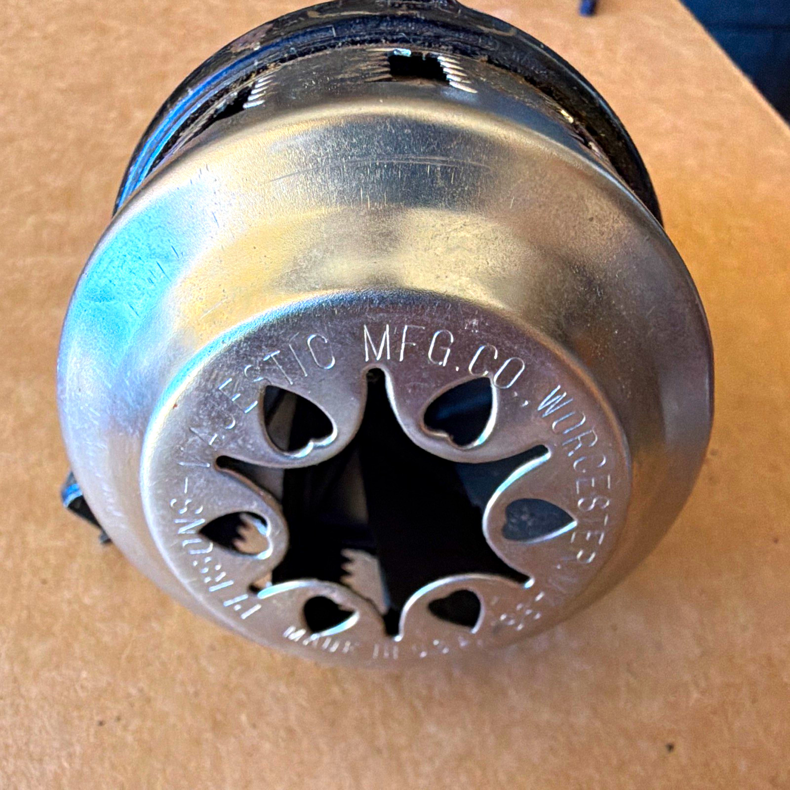 Vintage bicycle horn siren.  Made in the USA