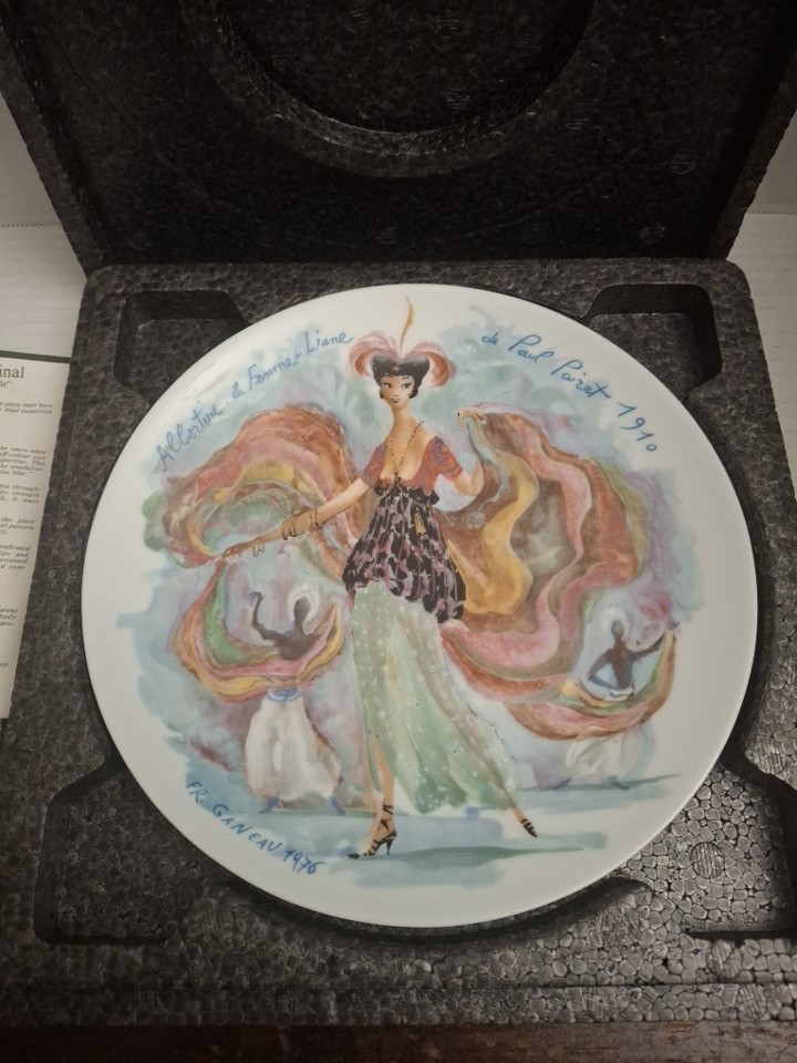 Les Femmes Du Siecle 1910 : Henri Darceau(Collectible Plate)Complete,P8