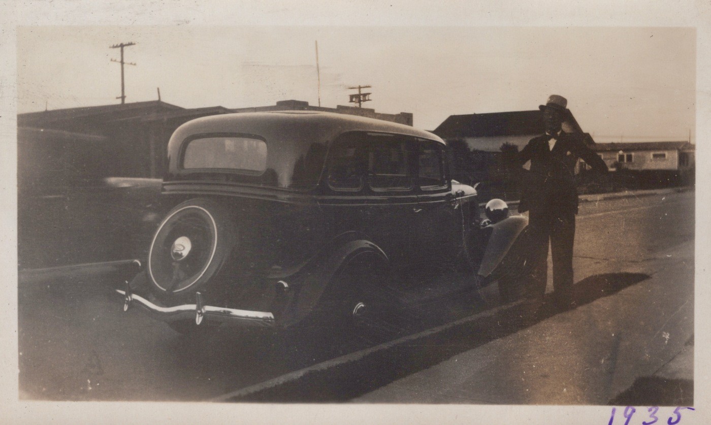 Palm Springs California Vintage Car Street Scene 1935 - Original Photo Palm Springs California Vintage Car Street Scene 1935 - Original Photo