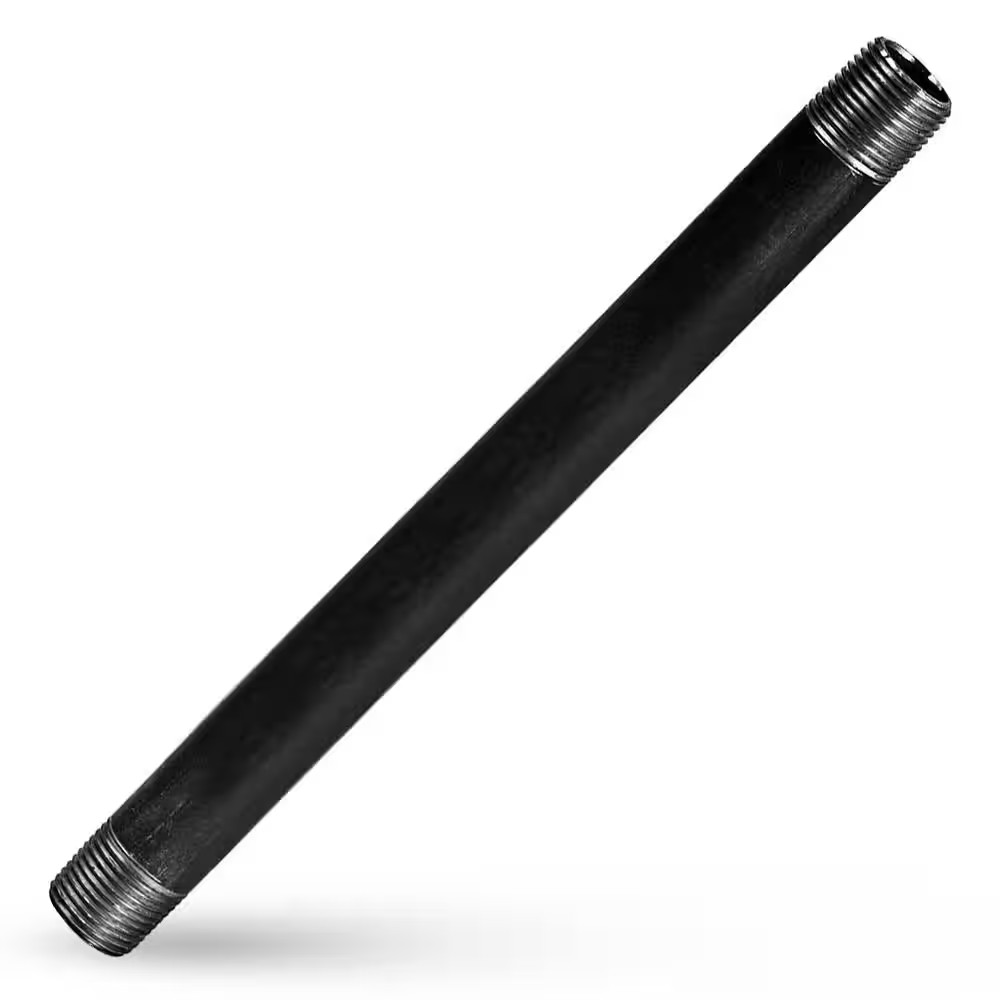3/8 In. X 30 In. Black Steel Pipe New 3/8 In. X 30 In. Black Steel Pipe New