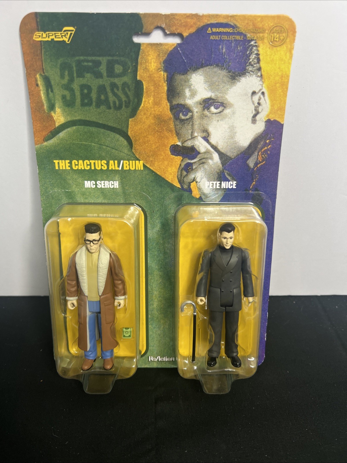 3rd Bass The Cactus Album Super 7 Reaction Figure 3rd Bass The Cactus Album Super 7 Reaction Figure