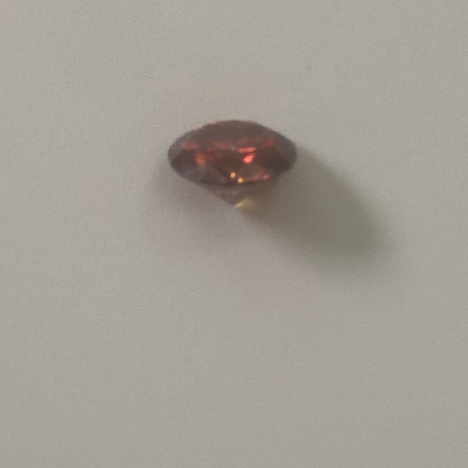 Elegant Luxury Classy Red Round 1.5 Carat Lab Grown Diamond