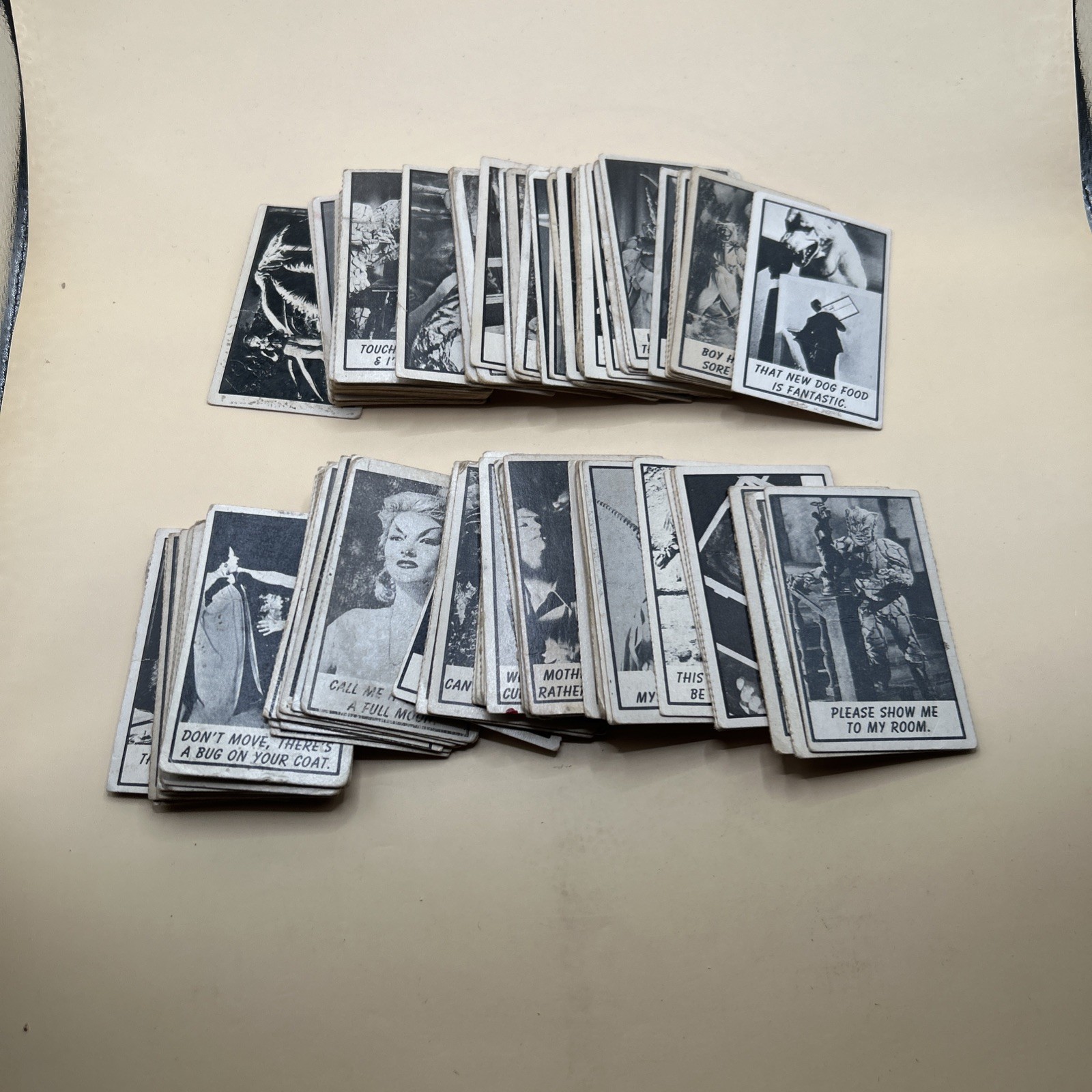 1963 TOPPS MONSTER LAFFS LAFF MIDGEE MIDGEES COMPLETE SET #1-#108 PEN MARK POOR 1963 TOPPS MONSTER LAFFS LAFF MIDGEE MIDGEES COMPLETE SET #1-#108 PEN MARK POOR