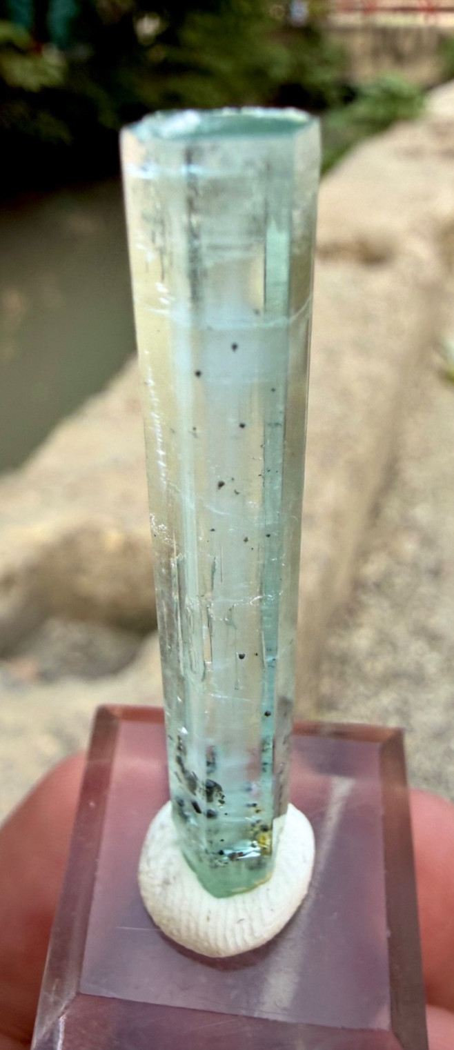 Top Quality Sky Blue Aquamarine Transparent and Terminated Crystal 15 CTS Top Quality Sky Blue Aquamarine Transparent and Terminated Crystal 15 CTS