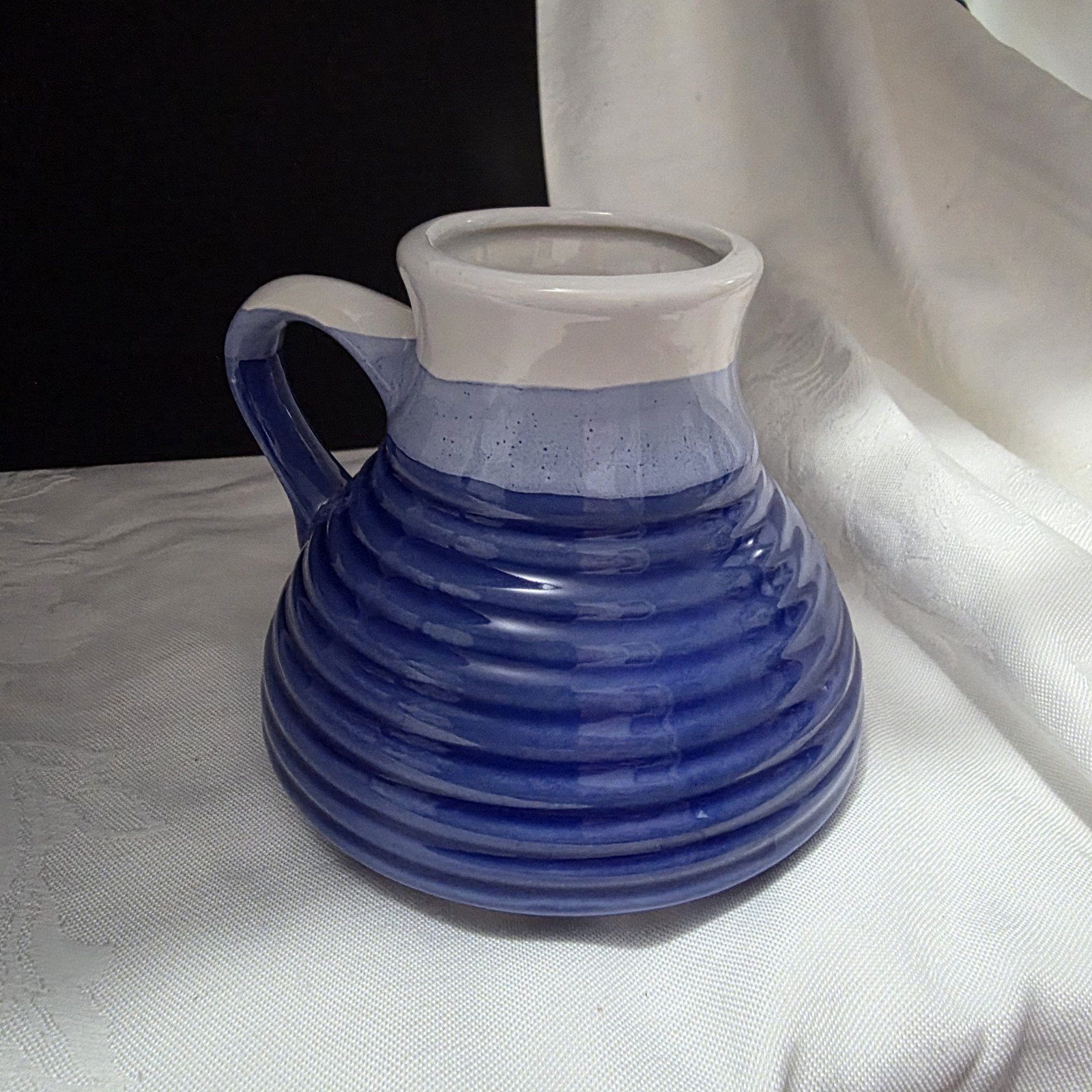 No Spill Non-Slip Mug Wide Base Blue Coffee Travel Mug Vintage made in Taiwan No Spill Non-Slip Mug Wide Base Blue Coffee Travel Mug Vintage made in Taiwan