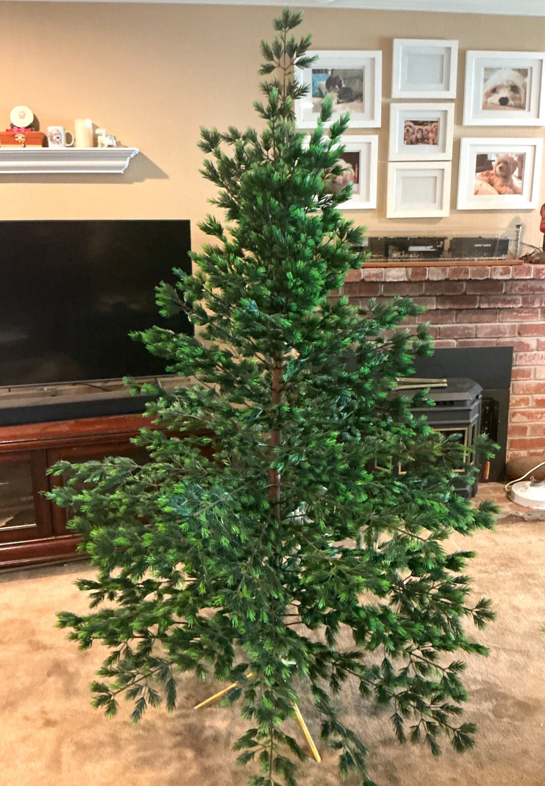 Rare Vintage 7FT Evergreen Evergleam Green Christmas Tree 142 Branches Rare Vintage 7FT Evergreen Evergleam Green Christmas Tree 142 Branches