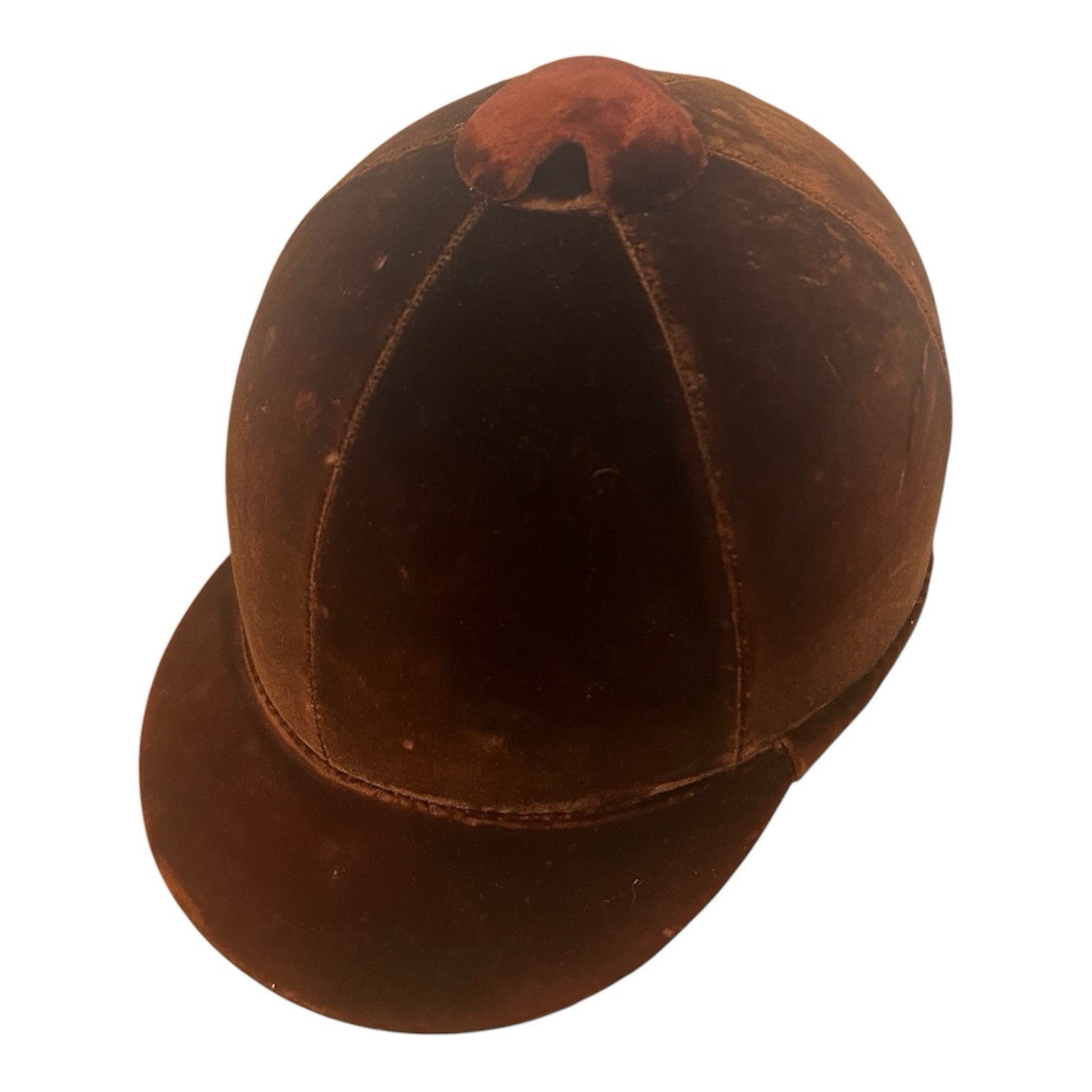 Vintage 1960s Faulkner’s Kansas City Youth Equestrian Hunt Riding Velvet Helmet Vintage 1960s Faulkner’s Kansas City Youth Equestrian Hunt Riding Velvet Helmet