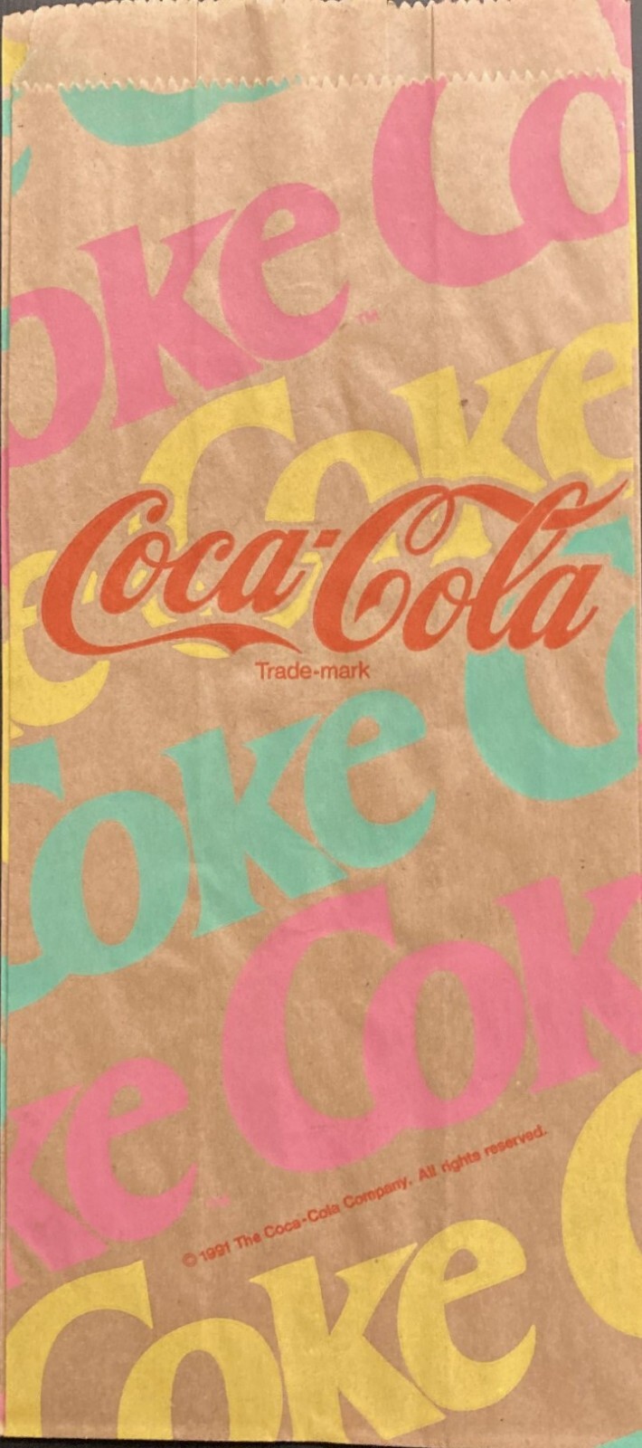 Collectible Lot of Twenty (20) Original Unused Coca-Cola Lunch or Party Bags Collectible Lot of Twenty (20) Original Unused Coca-Cola Lunch or Party Bags