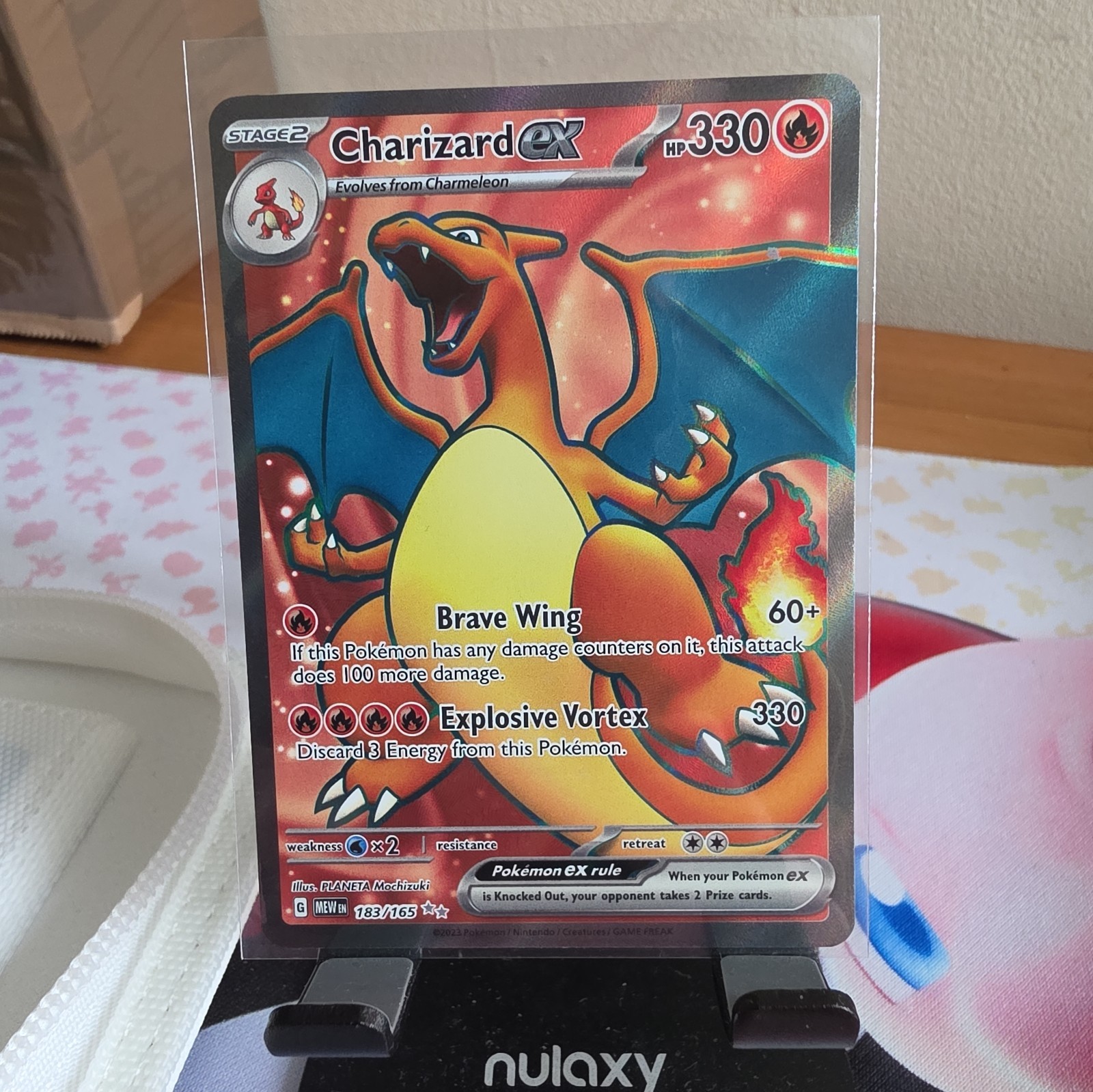 Charizard ex 183/165 Scarlet & Violet 151 Ultra Rare Full Art Pokemon TCG NM Charizard ex 183/165 Scarlet & Violet 151 Ultra Rare Full Art Pokemon TCG NM