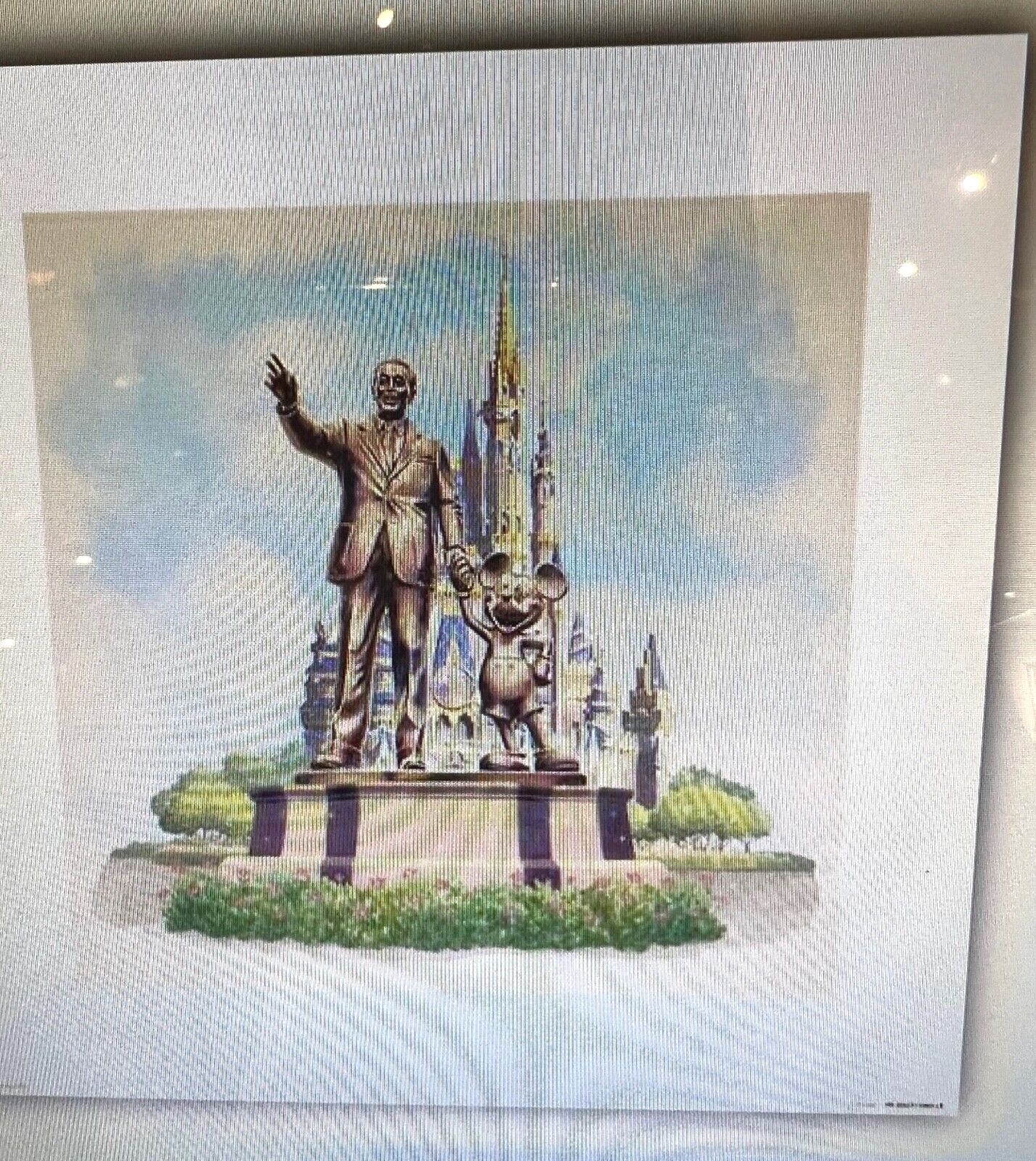 Walt Disney World 50th Anniversary Partners Art Print 18 x 18