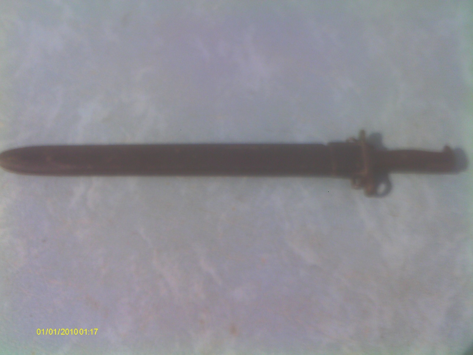 WWI US M1905 M 1905 BAYONET W/ SCABBARD M 1903 SPRINGFIELD 1918 DATED original WWI US M1905 M 1905 BAYONET W/ SCABBARD M 1903 SPRINGFIELD 1918 DATED original