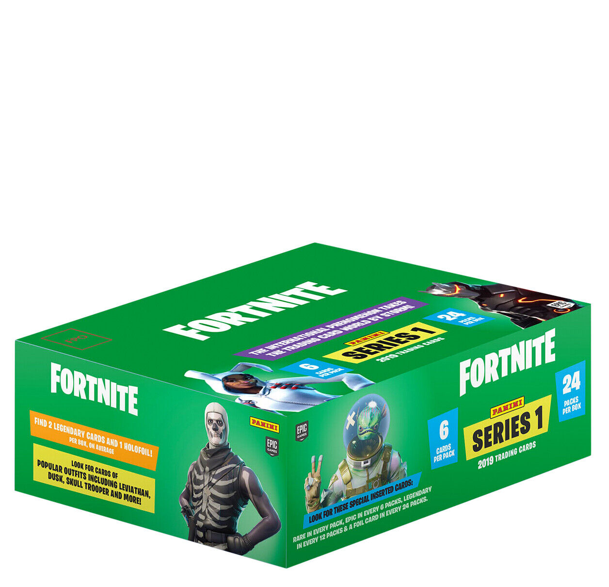 2019 Panini Fortnite Series One 1 Green Hobby Box 24packs - Sealed 