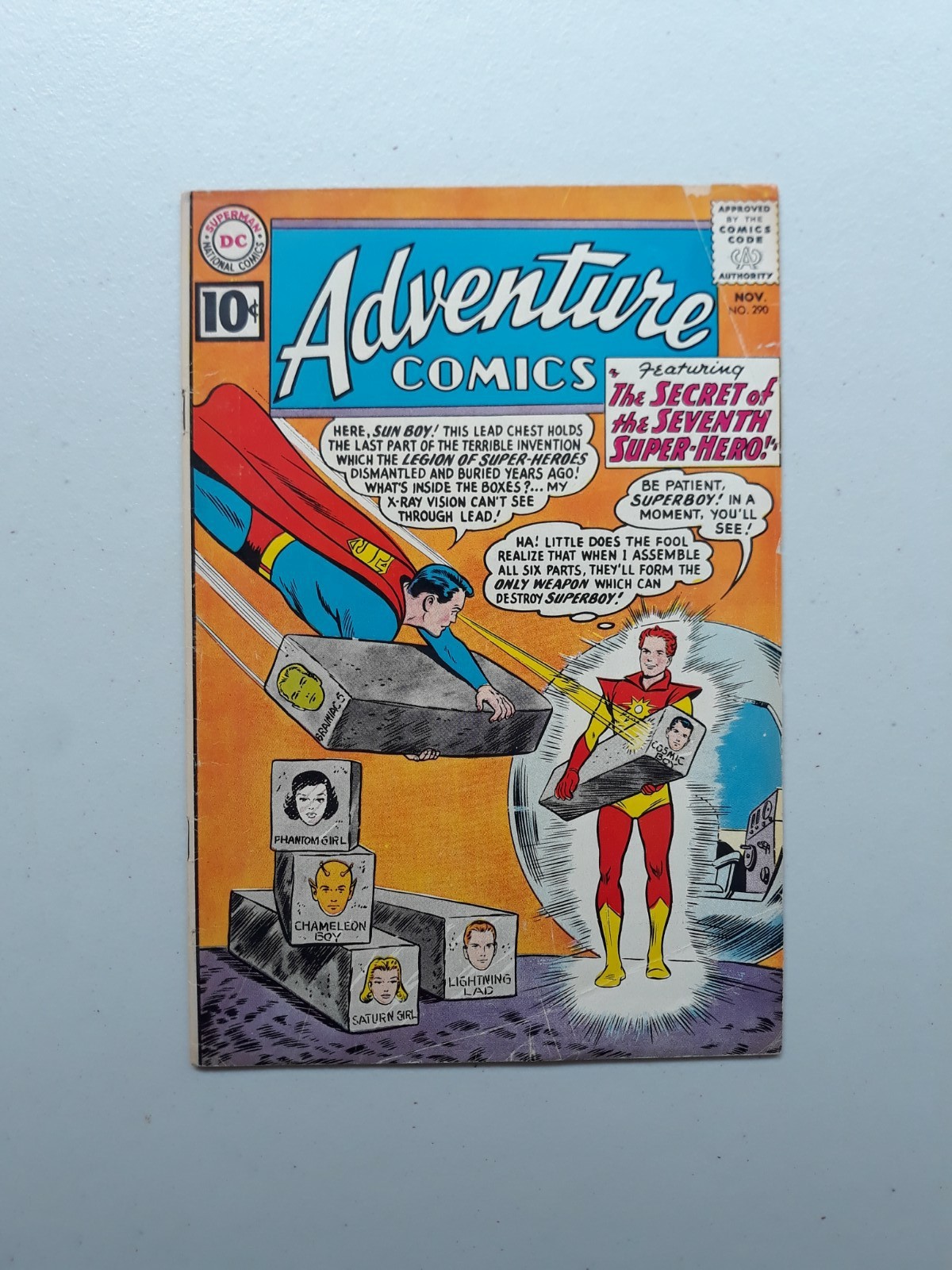 Adventure Comics 290 DC Comics 1961 Adventure Comics 290 DC Comics 1961