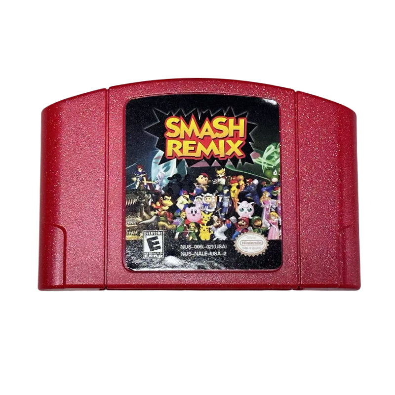SMASH REMIX v1.5.2 for Nintendo 64 N64 Game Cartridge Retro Game Tested SMASH REMIX v1.5.2 for Nintendo 64 N64 Game Cartridge Retro Game Tested