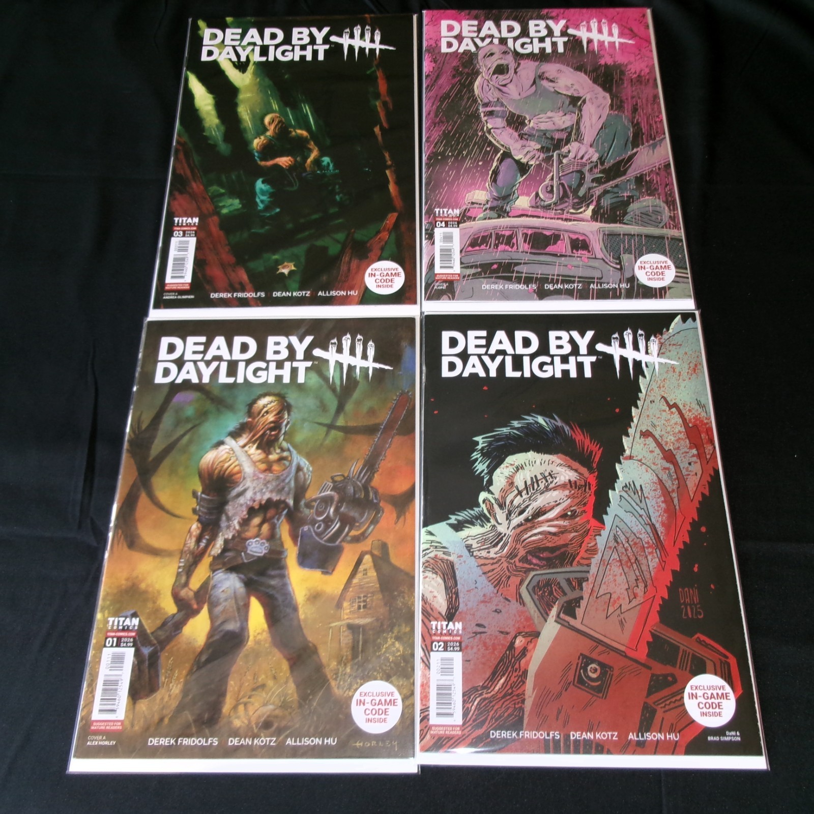 DEAD BY DAYLIGHT the HILLBILLY #1 2 3 4 (of 4) 1st print comic set GAME CODE NM