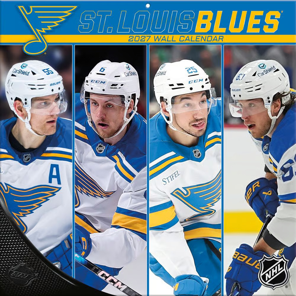 Turner Licensing, NHL St. Louis Blues 2027 Wall Calendar Turner Licensing, NHL St. Louis Blues 2027 Wall Calendar