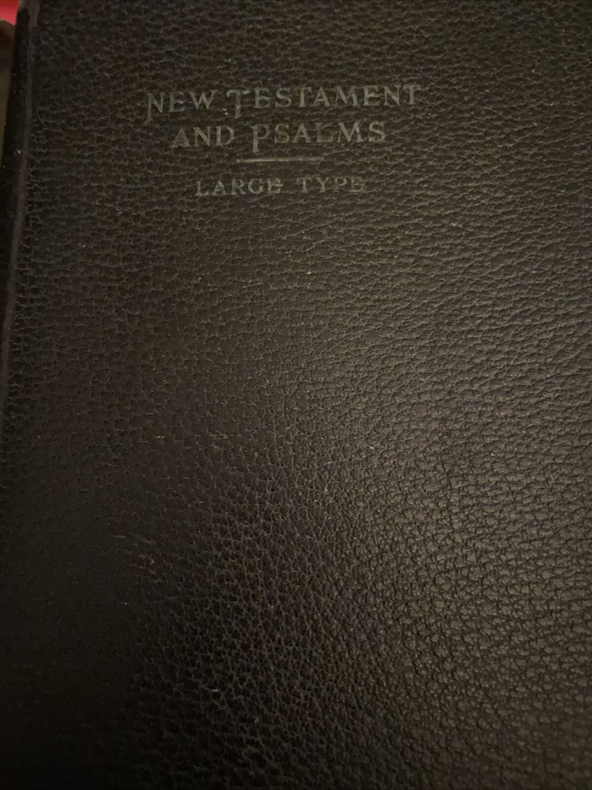 New Testament and Book of Psalms World Publishing - Inscription 1946